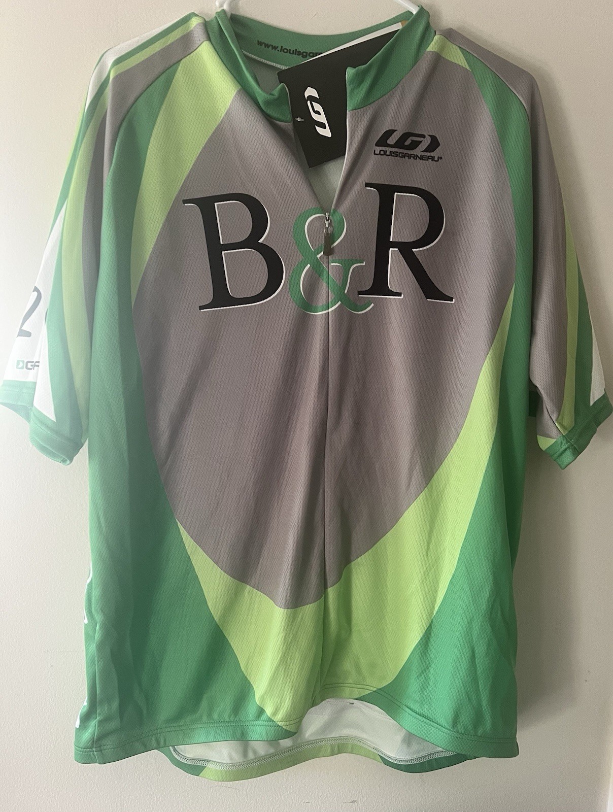 Louis Garneau Bike Micro Airdry Semi Relaxed Cycle Racing Shirt XXL NOS