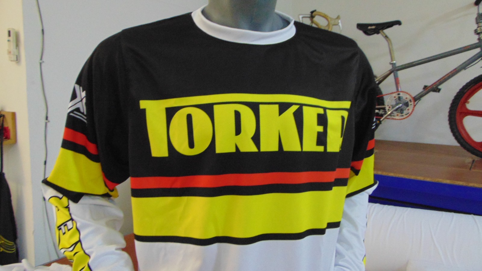 TORKER OLD SCHOOL BIKE JERSEY CLASSIC BMX JERSEY RACE BIKE SHIRT BMX PLUS XL