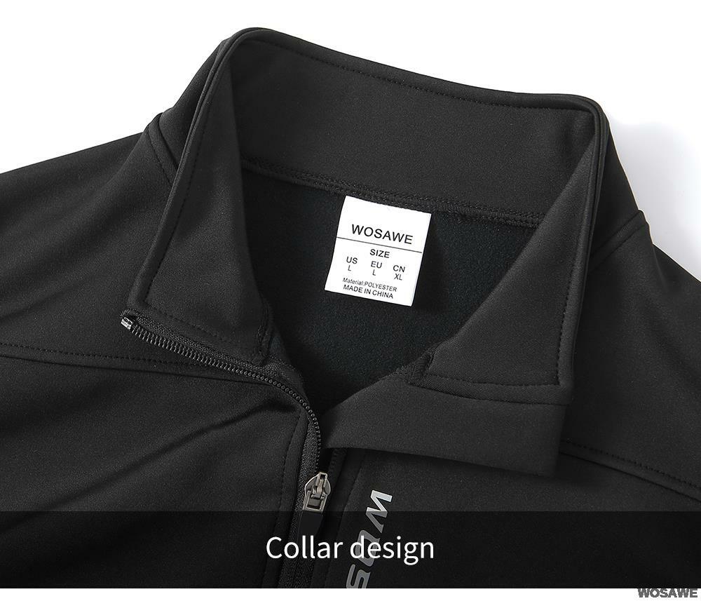 Thermal Fleece Winter Cycling Jerseys Long Sleeve Windproof Reflective Man Bike
