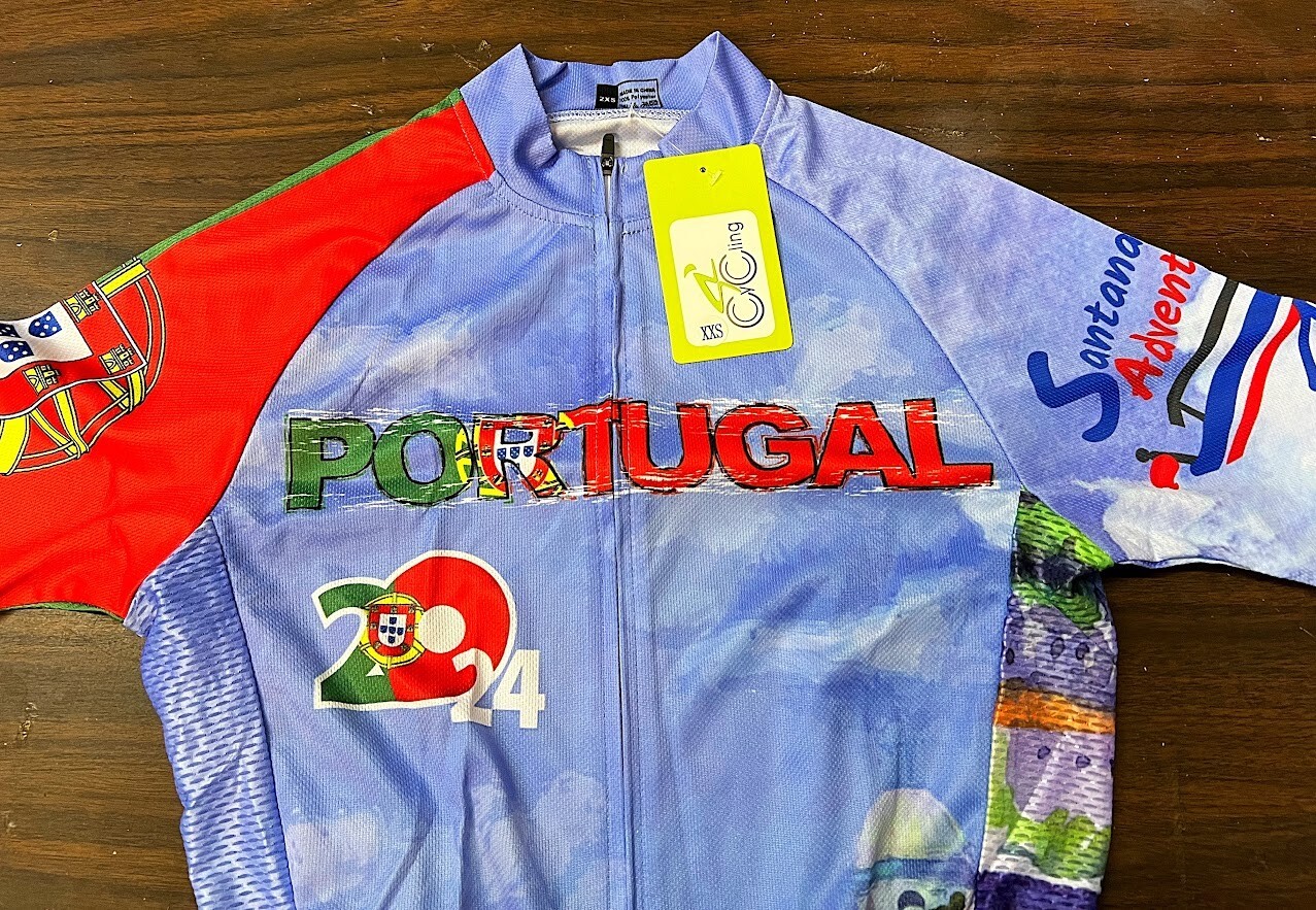 Santana Adventures XXS Cycling Jersey Brand New – Portugal Duoro River NWT 2XS