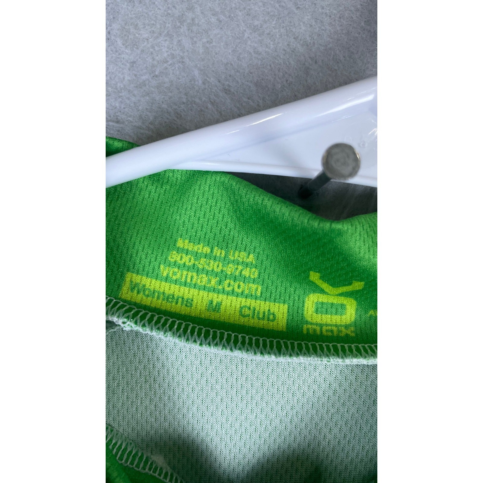 VOmax Cycling Jersey Mens M Green Excellent BP MS150 2013 Houston Austin Ride