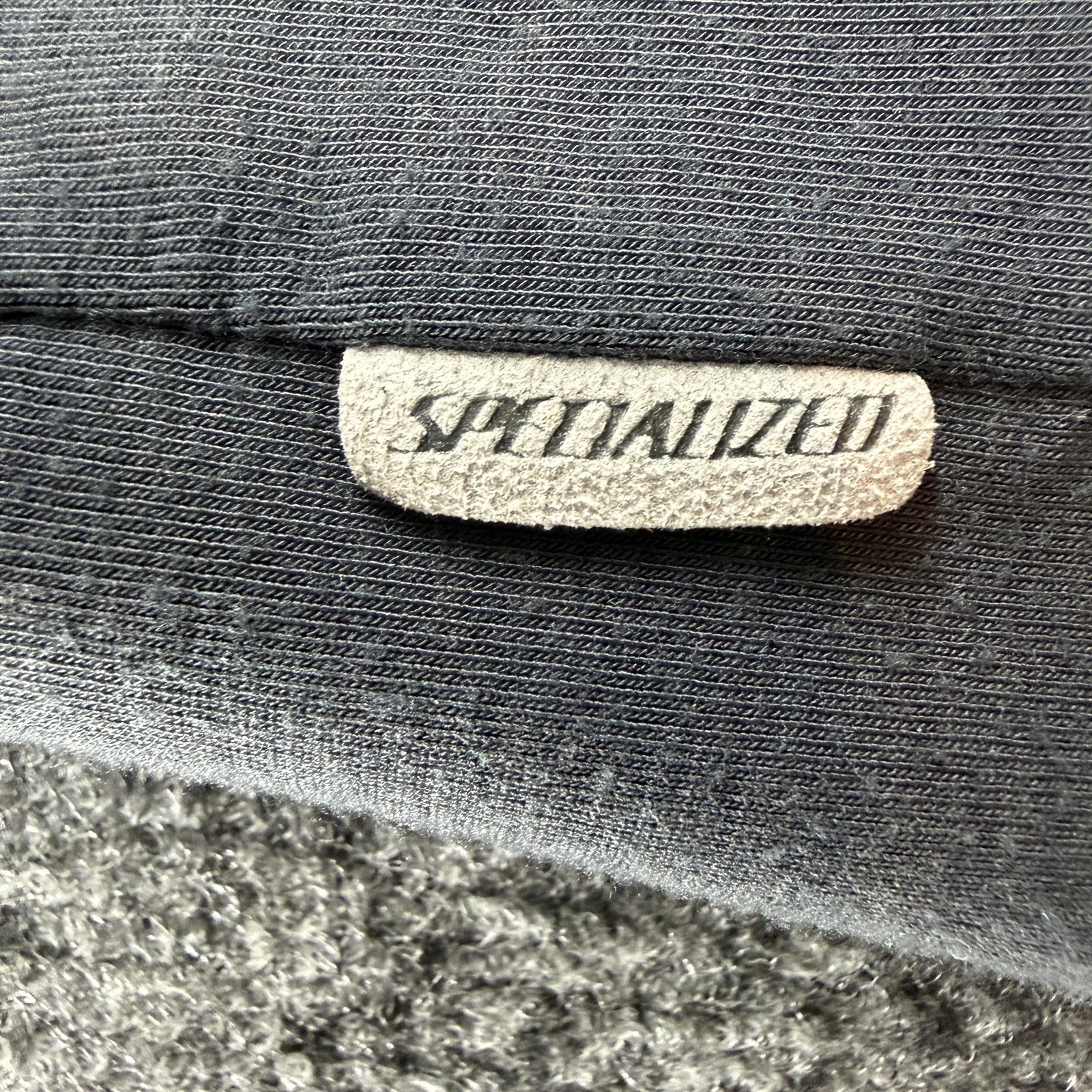 Specialized Merino Wool Blend Polo Shirt Mens Large Gray Cycling Zip Pocket