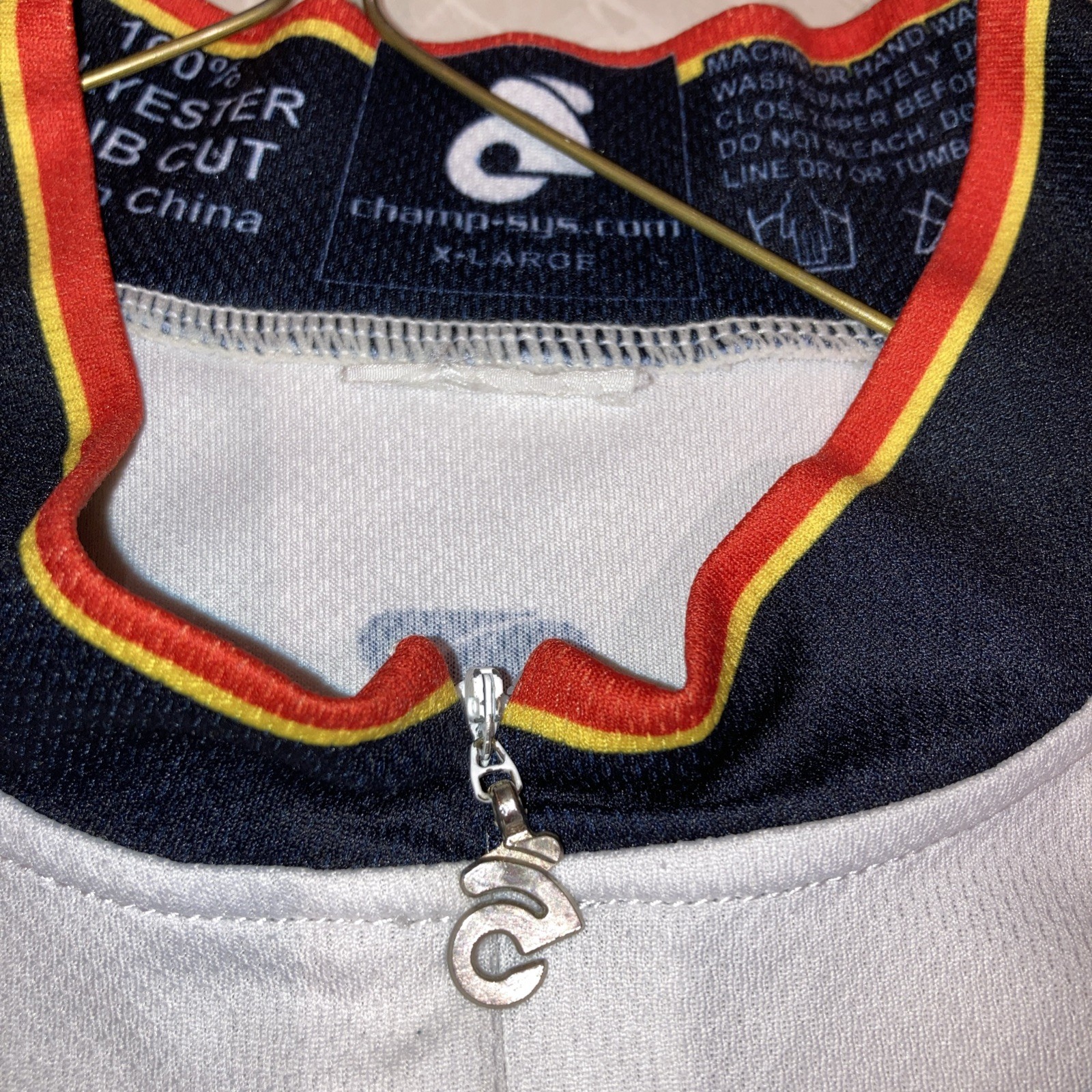 CHAMPION SYSTEM GERMANY CYCLING BICYCLE RIDING 3/4 ZIP JERSEY MENS XL.