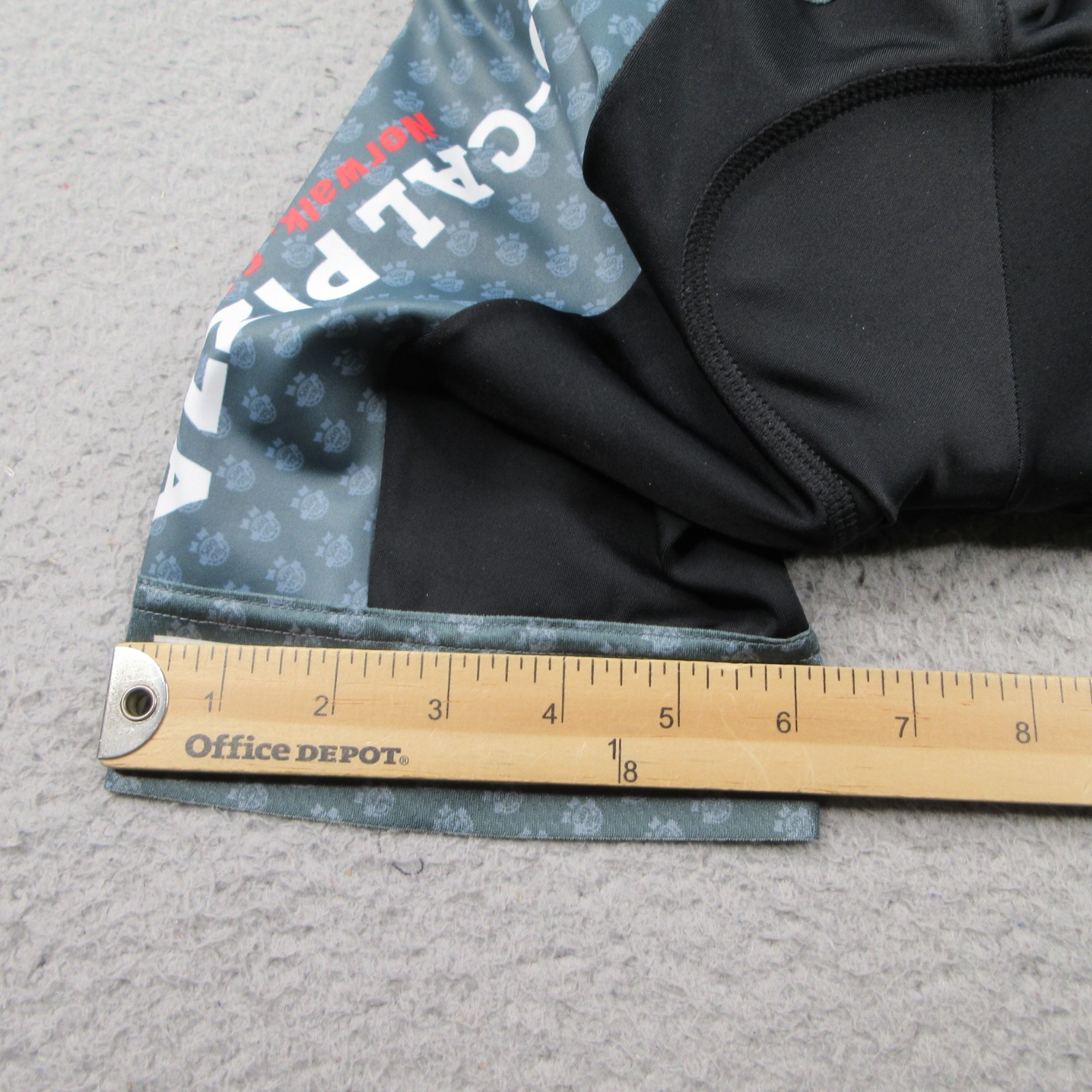 Jakroo Cycling Skinsuit Mens XS Gray Stretch Padded Performance Short Sleeve