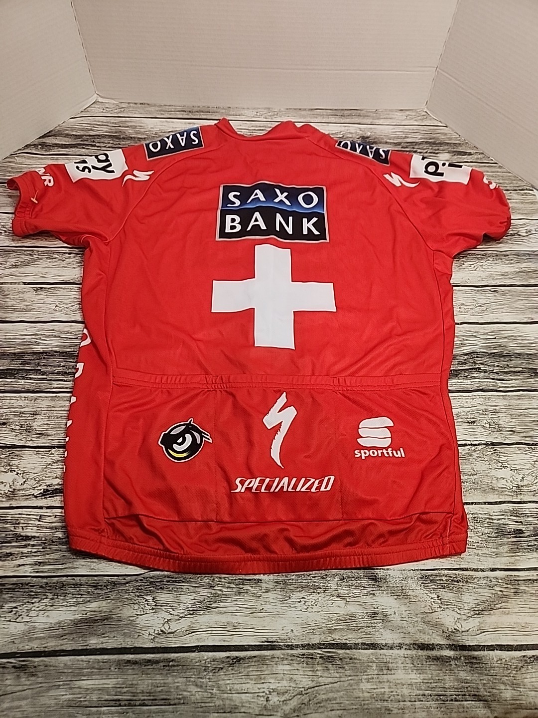 Cycling Jersey Classic SAXO LULULEMON Bike Shirt Team Clothes large