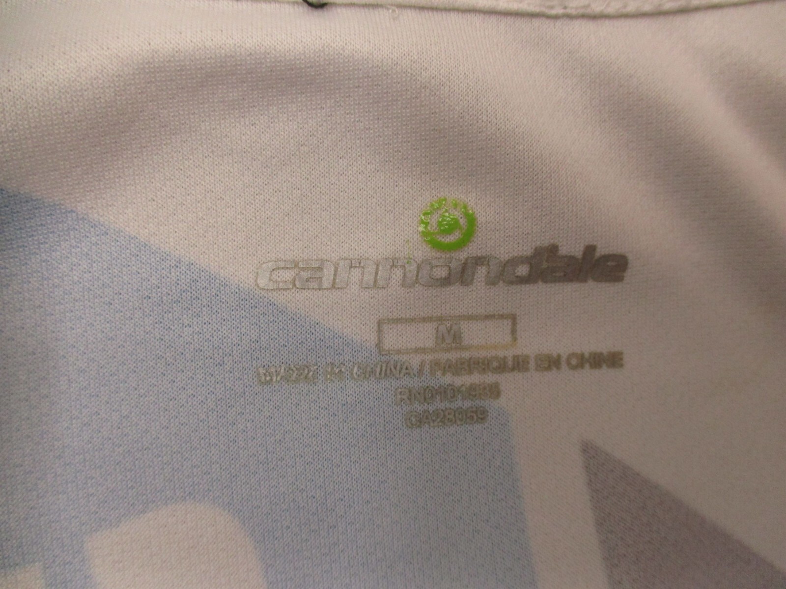 Cannondale Size M Men Full Zip Pocket Elastic Waist Short Sleeve Cycling Top 228