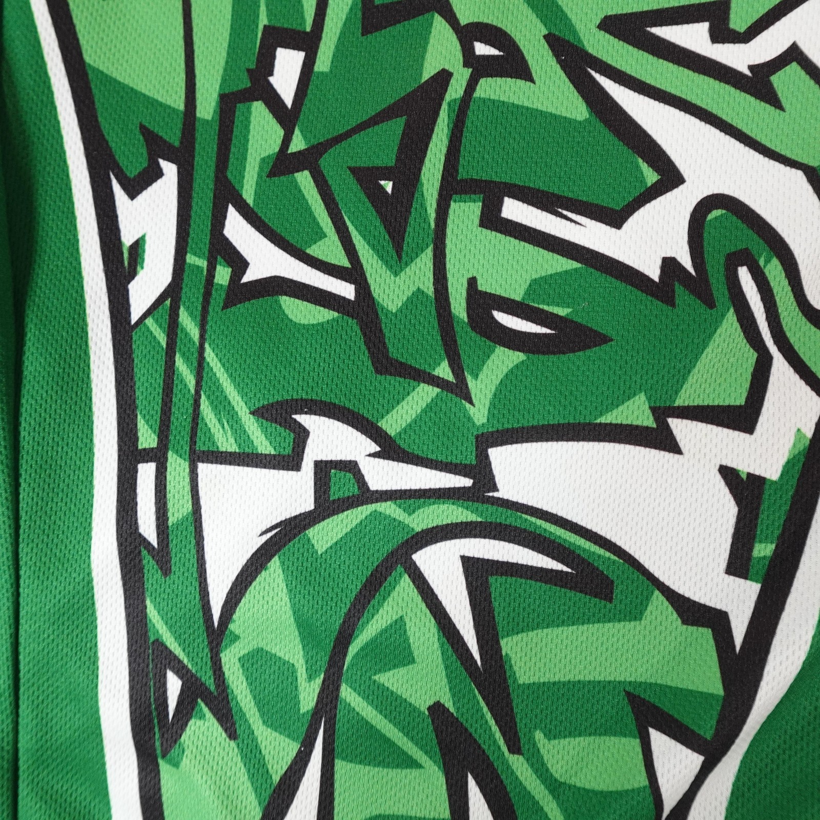 Pactimo Cycling Jersey Mens XXS Green Graphic Race Fit Short Sleeve Bike Shirt