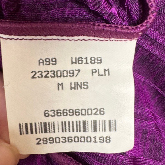 REI Sleeveless Half Zip Cycling Jersey, Plum Purple, Size M