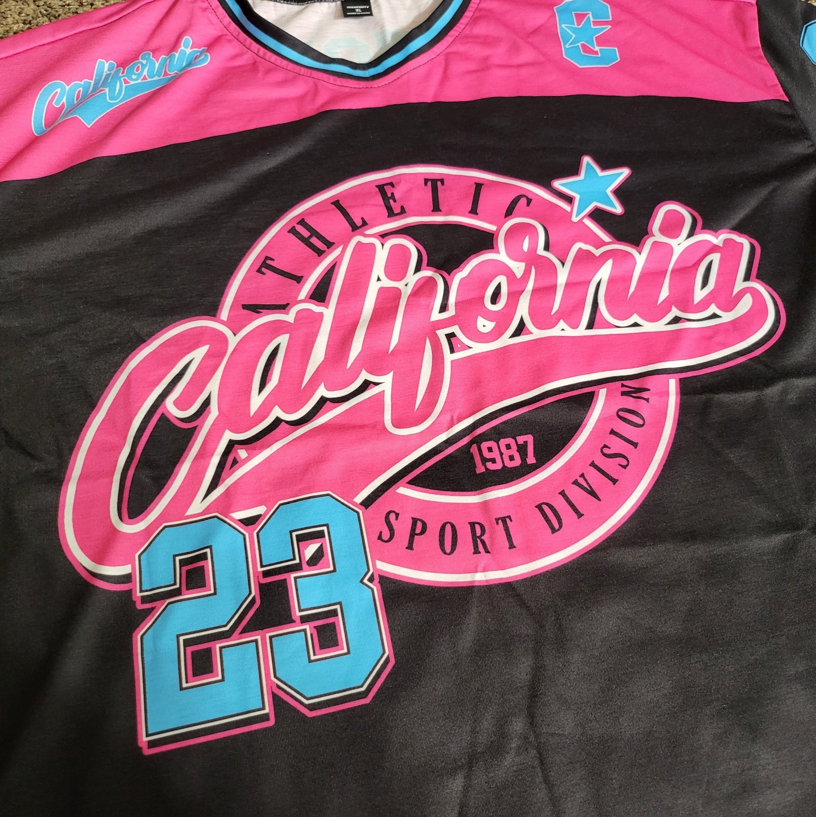 California Mens Shirt Size XL Colorful California