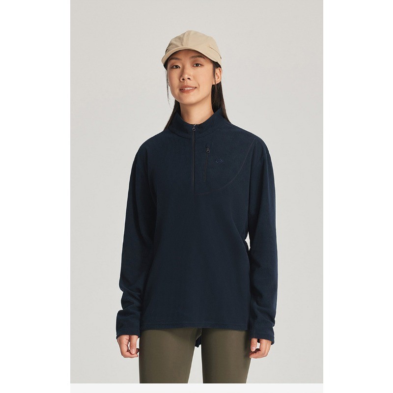 High Quality Solid Color Men’s Half Zip Sweatshirts Women’s Fleece Undershirts