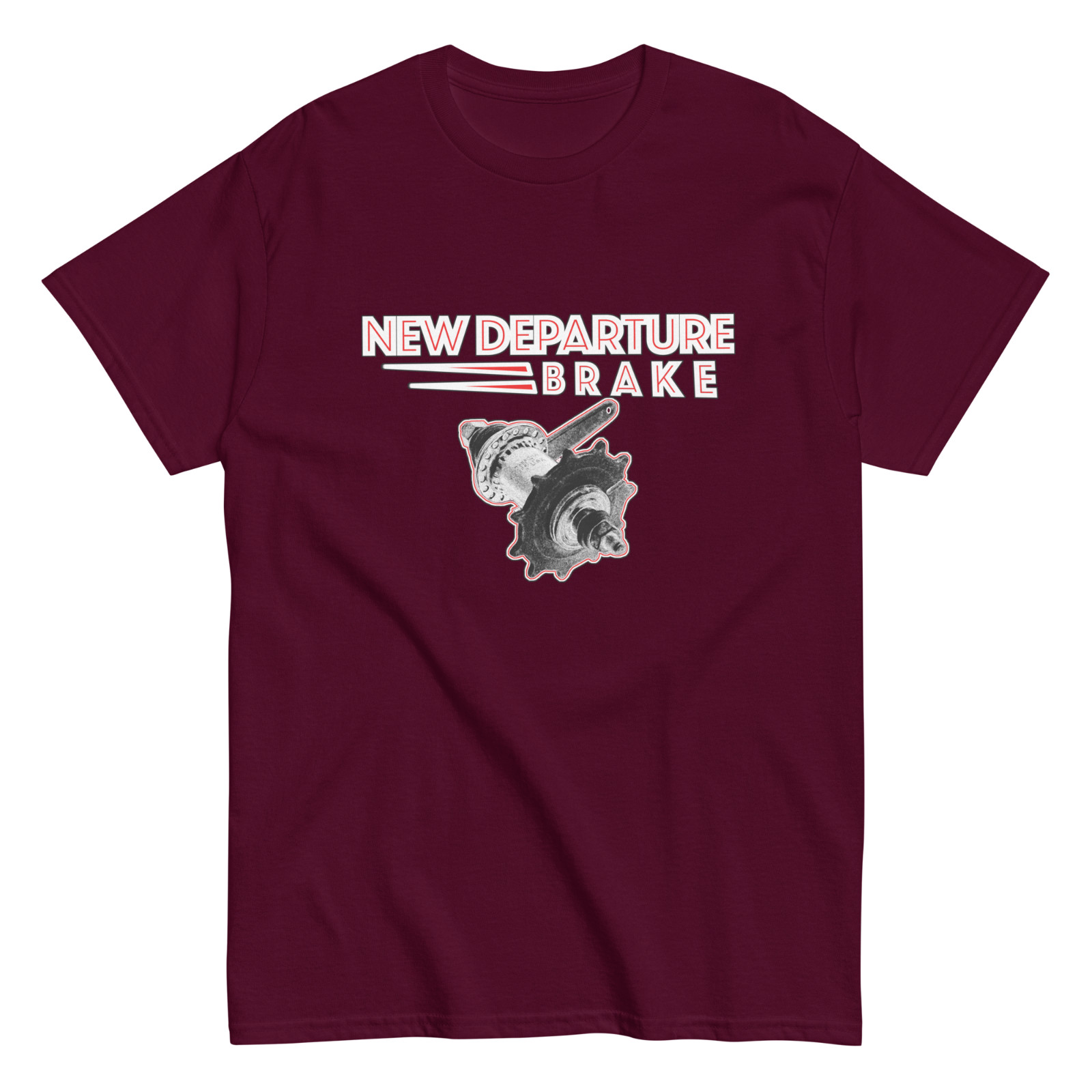 NEW DEPARTURE Skiptooth t-shirt (S-5XL) – Schwinn, Prewar bicycle, coaster brake
