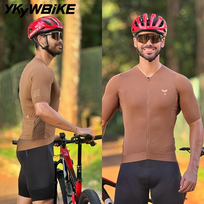 YKYWBIKE 2025 Cycling Jersey Men Summer Pro Team Bicycle Shirt Short Sleeve