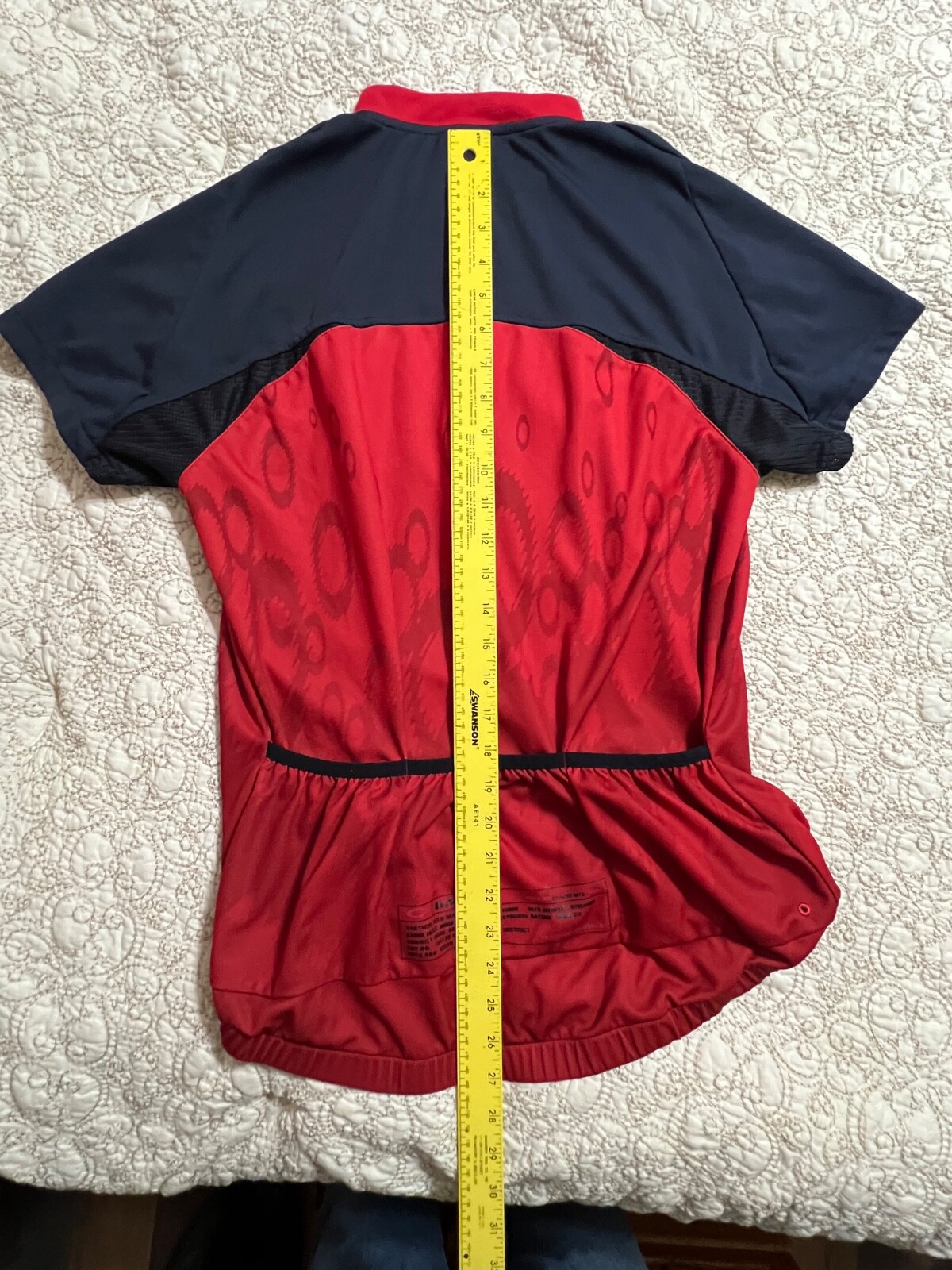 Vintage Oakley Cycling Jersey Mens M Red Black Tactical Field Gear Scatter Logo
