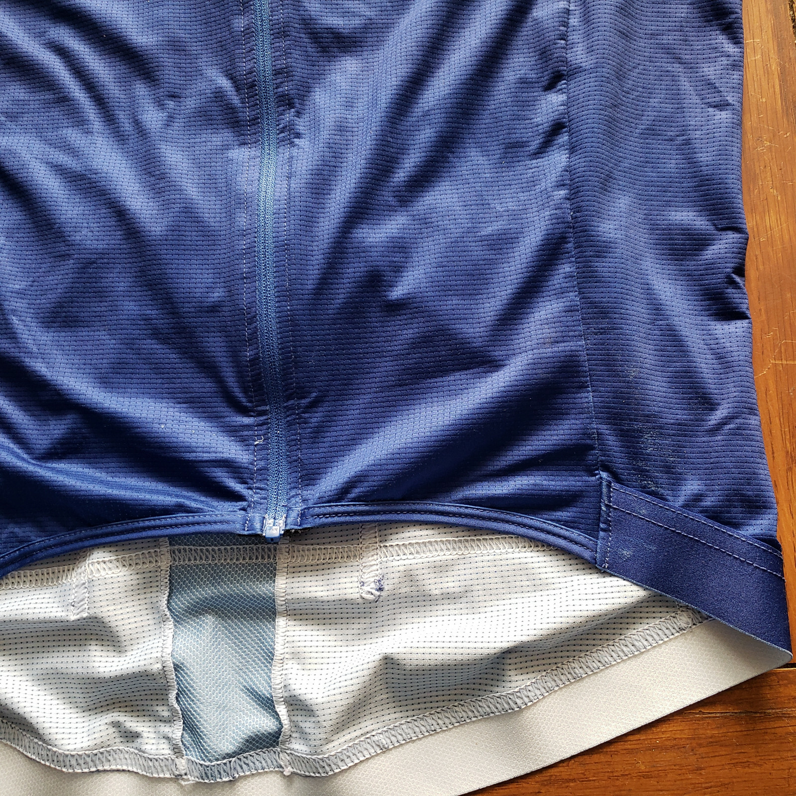 Maloja Pro Cycling Jersey Mens M Blue Pushbikers Race Fit Full Zip Lightweight