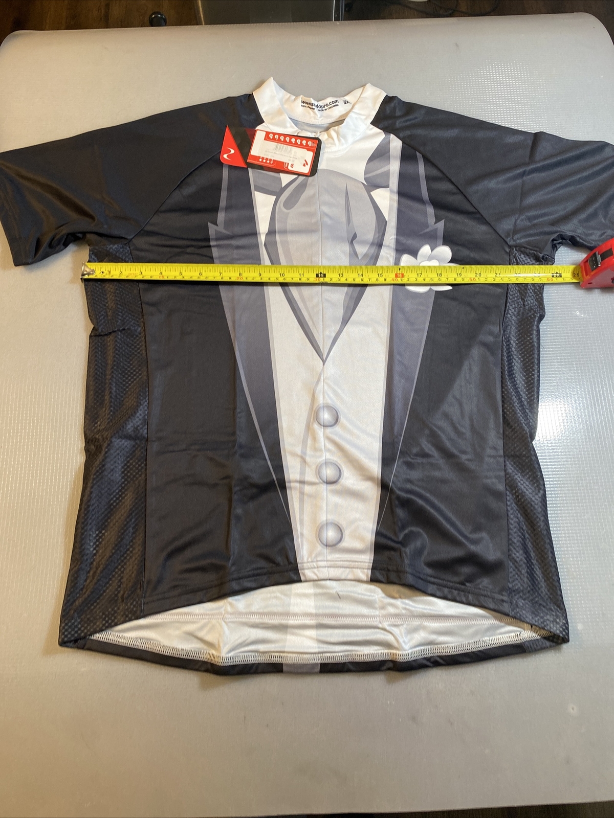 ScudoPro groom tuxedo cycling jersey 3XL XXXL (8589-2)