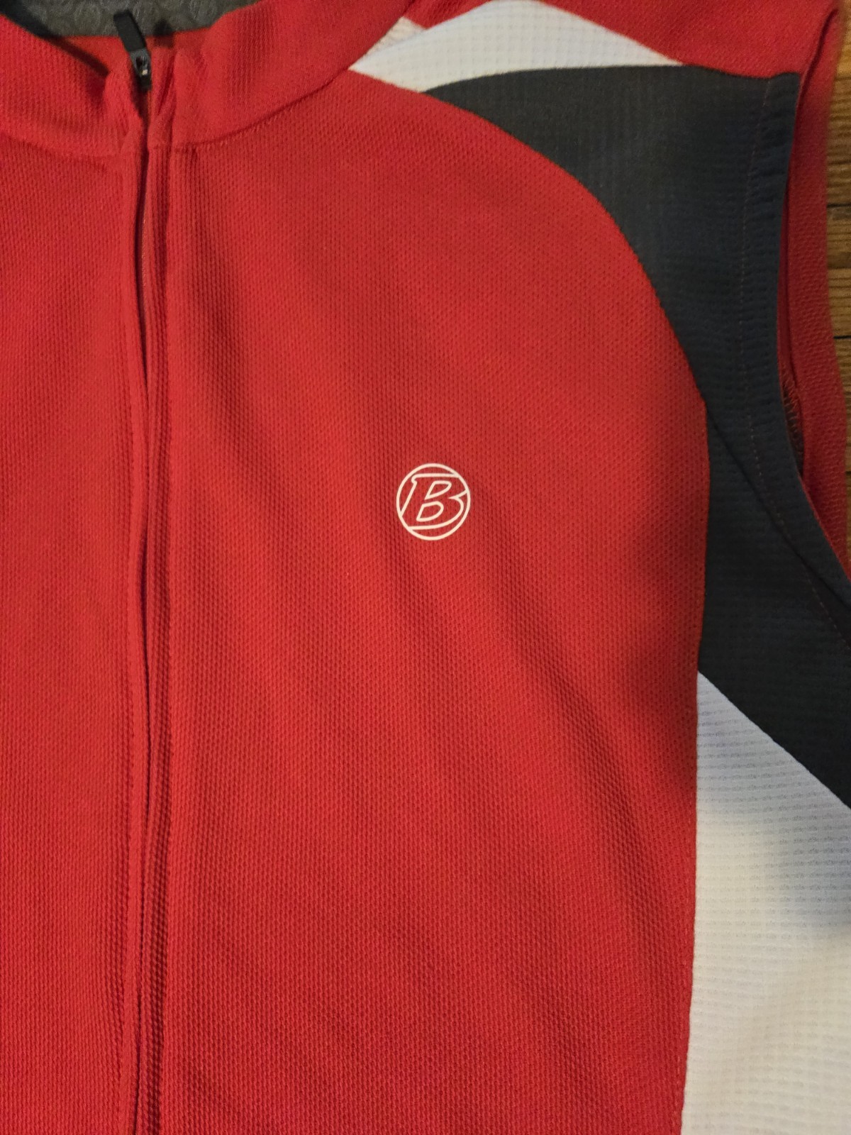 Bontrager Full Zip Cycling Jersey Kit Men M Vintage Sleeveless Race Cycle Bike