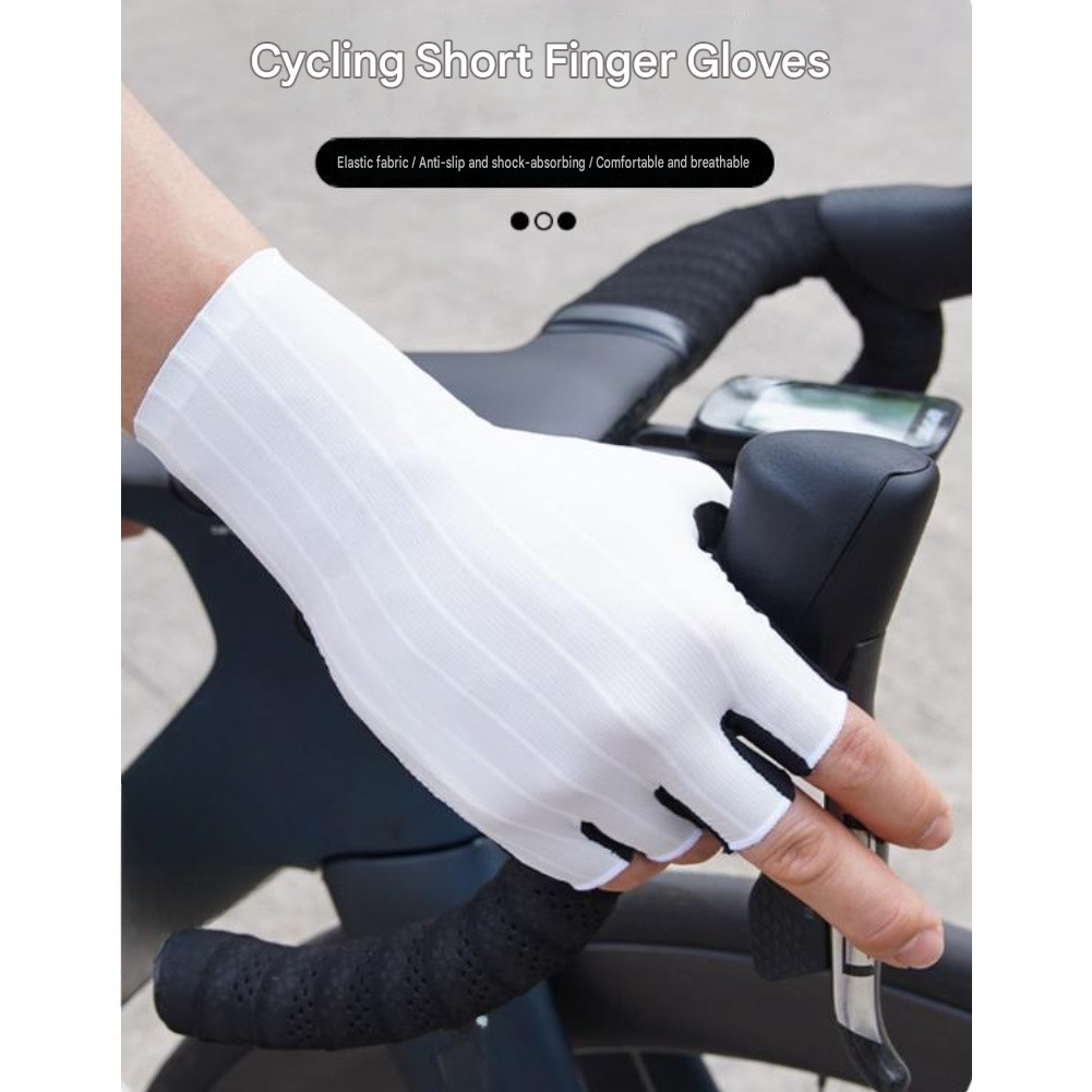 Breathable Lightweight Cycling Gloves Short Finger for Hot Weather Rides