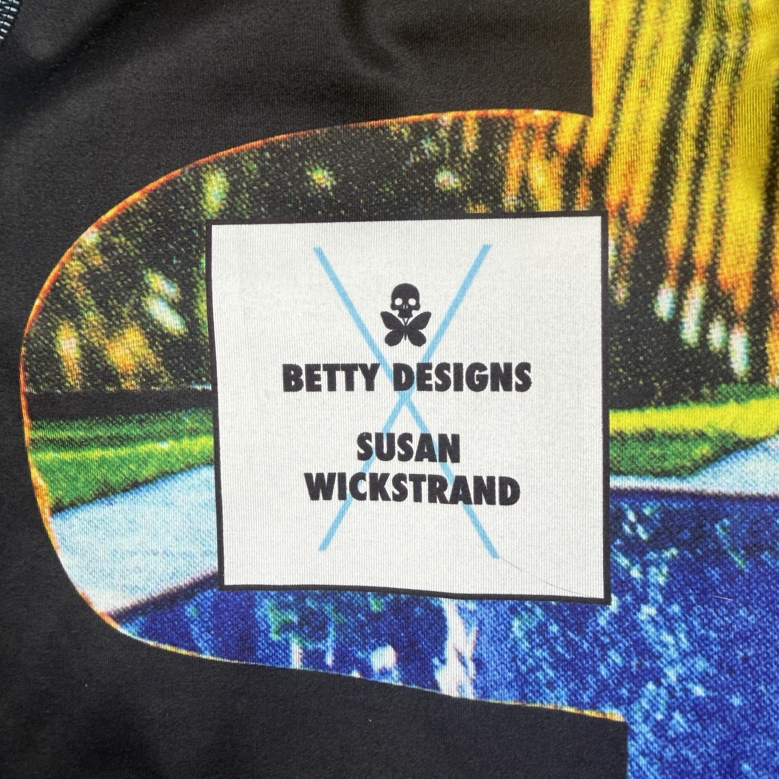 Betty Designs Cycling Jersey Graphic Full Zip Women’s M