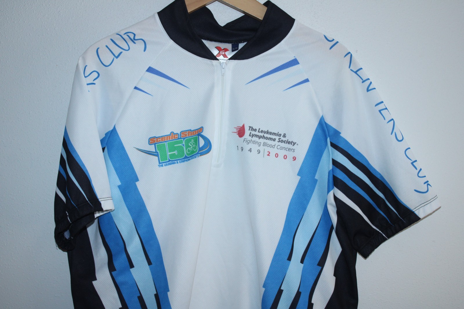 SublimationX Men’s Cycling Jersey X-Large Rear Pockets 48″ Chest 25/29″ T2B Race