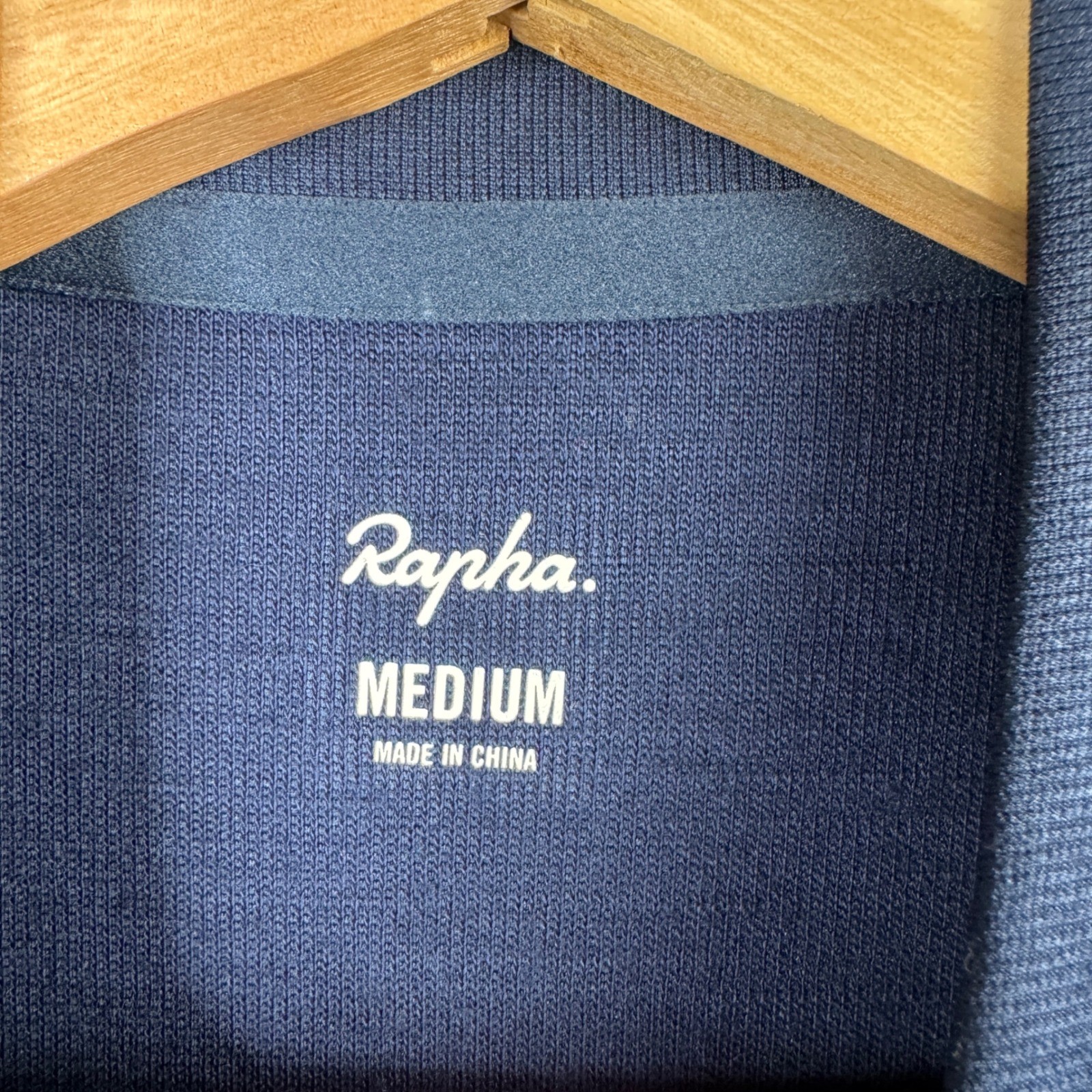 Rapha Classic Jersey II Mens Medium Dark Navy Pink Merino Wool Cycling CLJ07XX