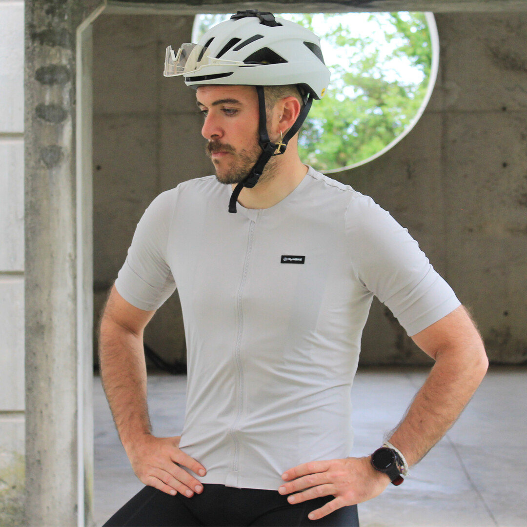 Men Summer Cycling Jersey Short Sleeve UPF50+ MTB BikeJersey activewear