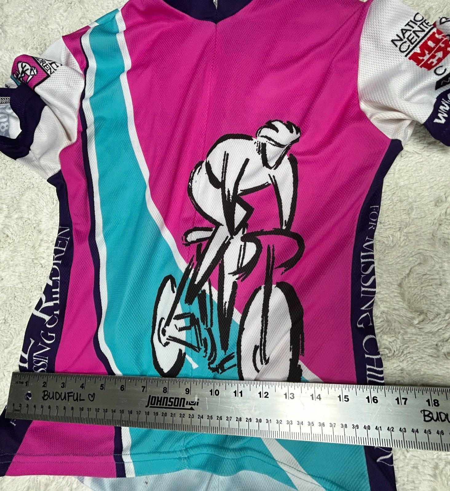 Voler Club Set-in Women’s Large Zip Front Short Sleeve Cycling Jersey Pink