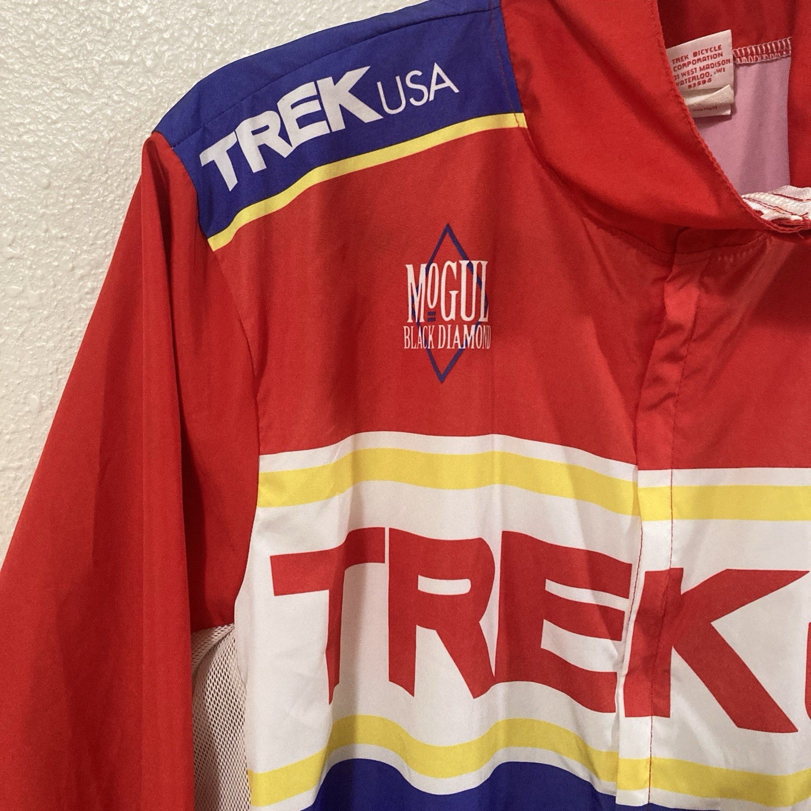 TREK USA Jacket Gora Tex Waterproof Made In USA Médium Full Zipper Elastic Waist