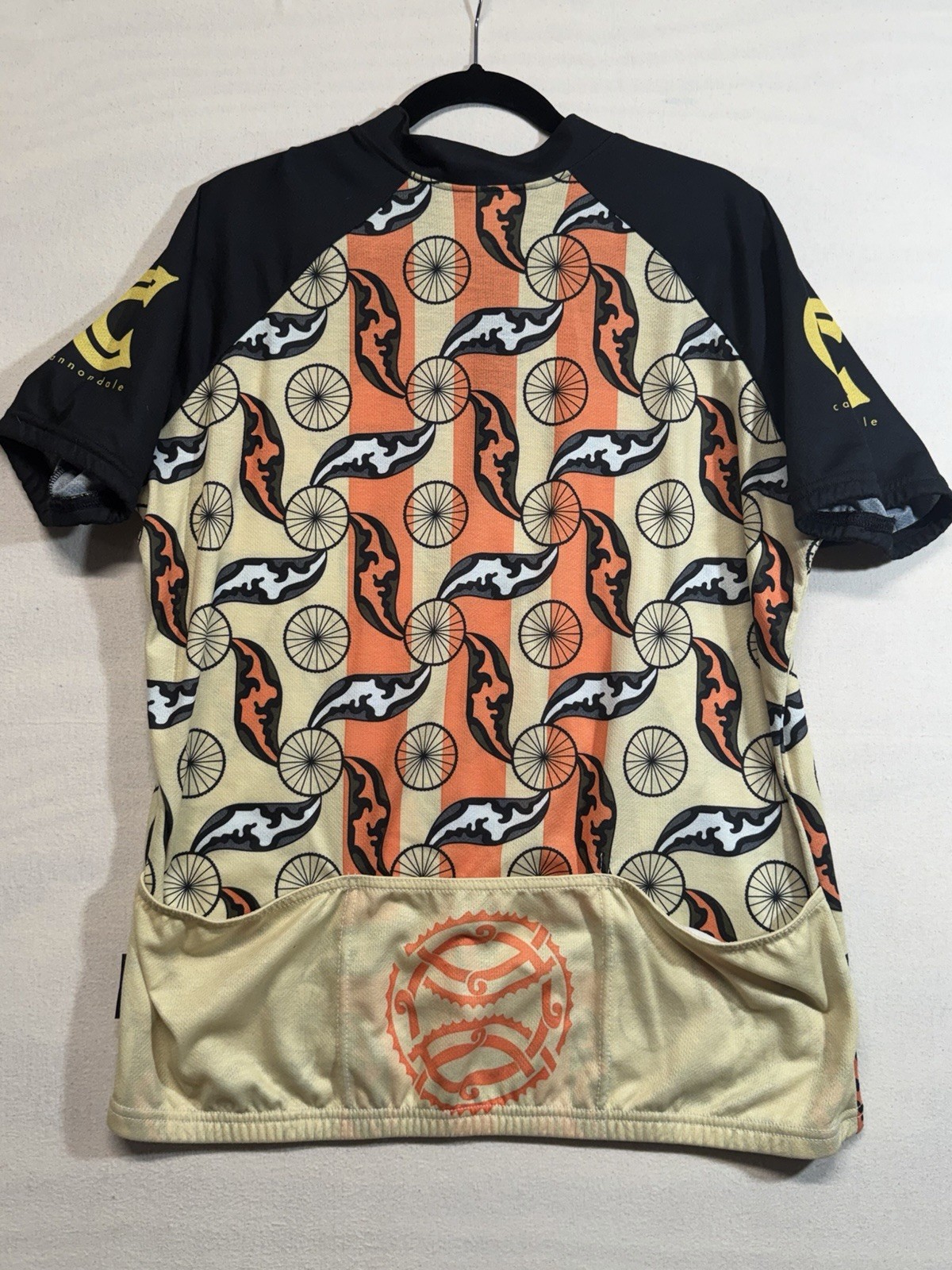 VTG Cannondale Cycling Jersey XLarge XL USA Pockets Biking 90’s Print Jungle