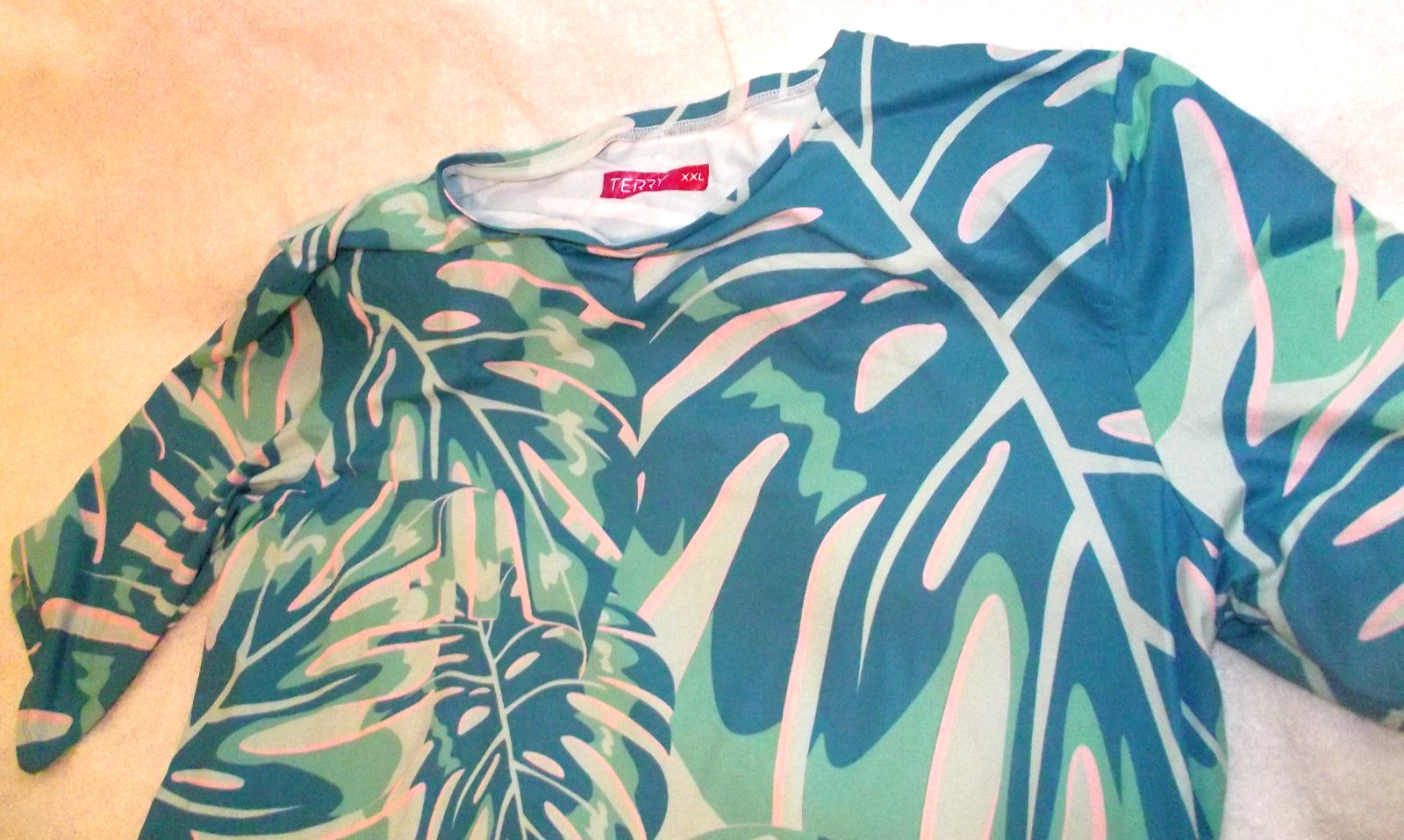 XXL Terry Bicycles Cycling Jersey/Shirt Short Sleeve Floral Design Women Al