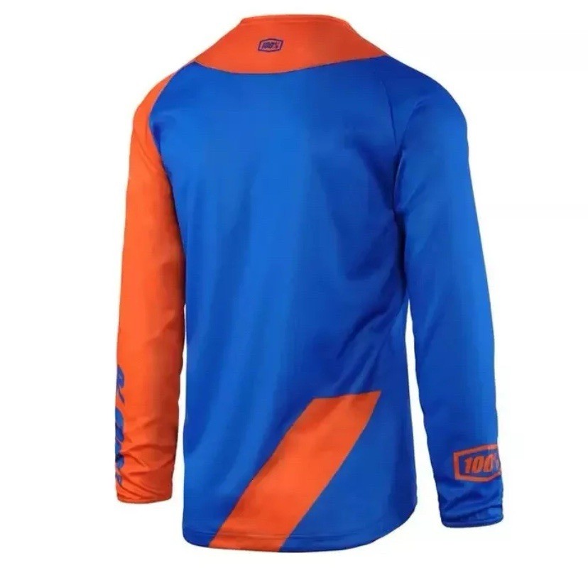 100% R-Core Nova Long Sleeve Shirt Downhill Cycling Jersey Royal Mens Medium NEW