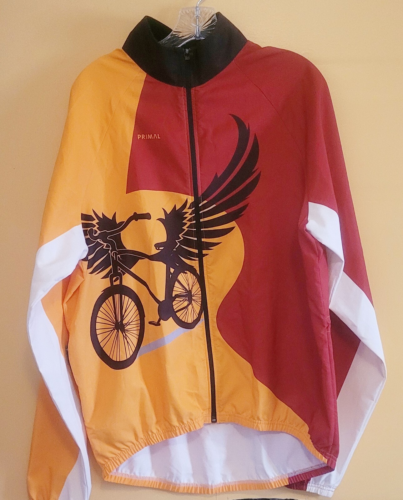 Pegasus Bike Tours Cycling Jacket Primal Wind Breaker New Large Free Shipping