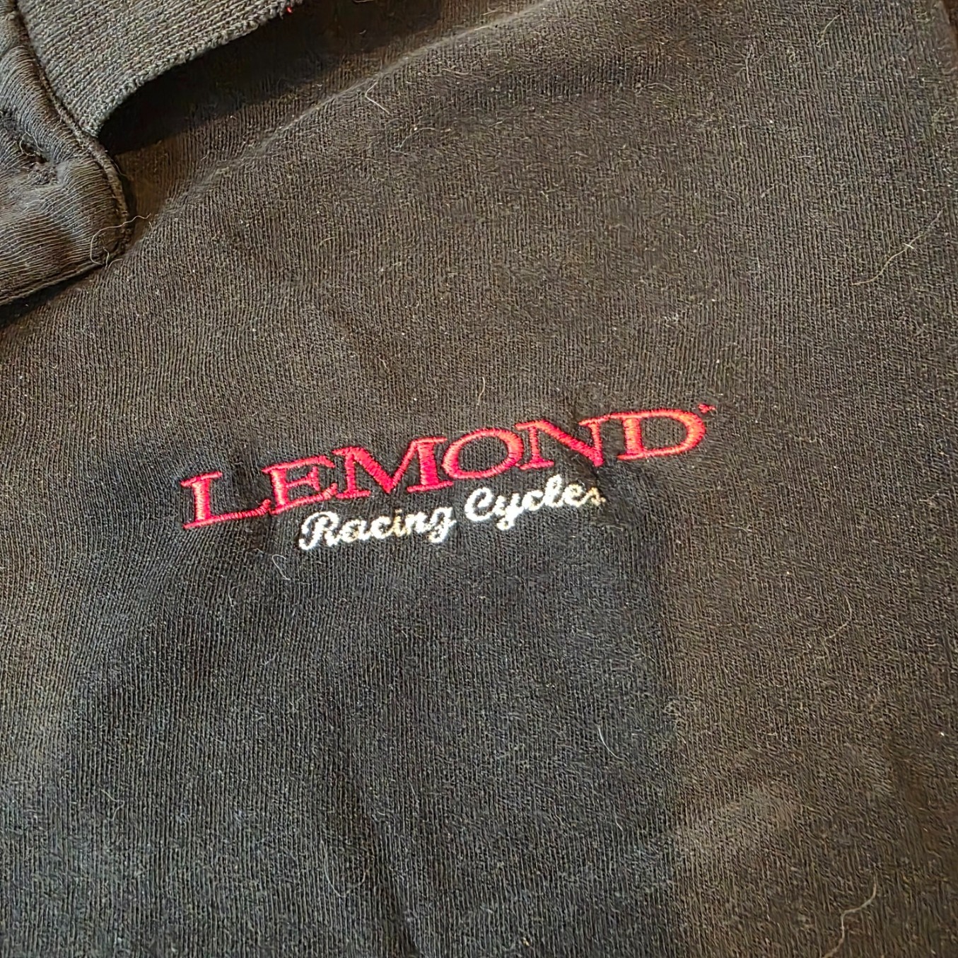 Lemond Racing Cycles Polo shirt size medium – dealer shirt? Navy Blue – GC