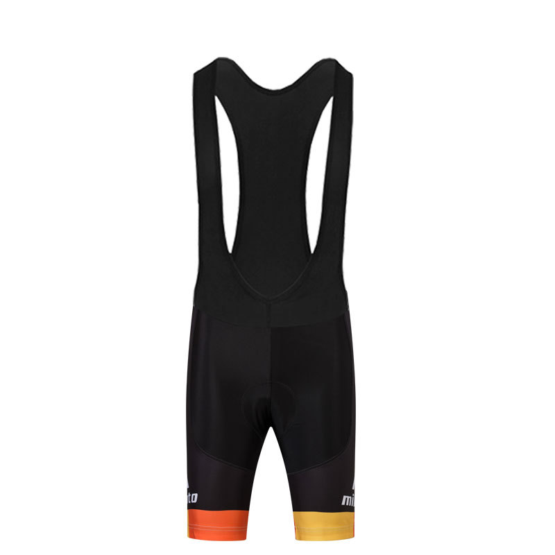 Men’s Orange Cycling Jersey Coolmax Bib Shorts Biking Clothing Wear Kit S-5XL