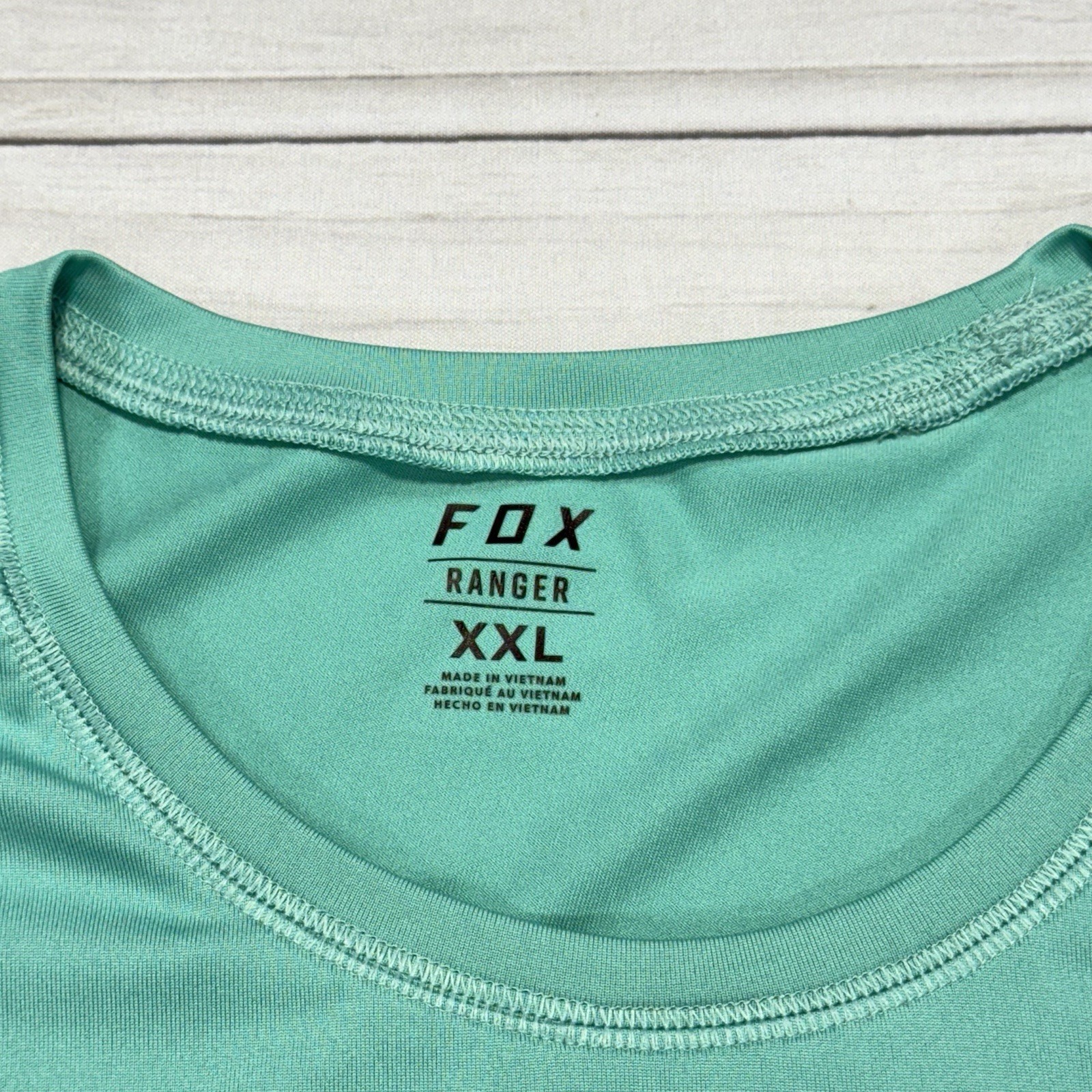 FOX Racing T-Shirt Mens XXL Blue Ranger Tee Training Baselayer