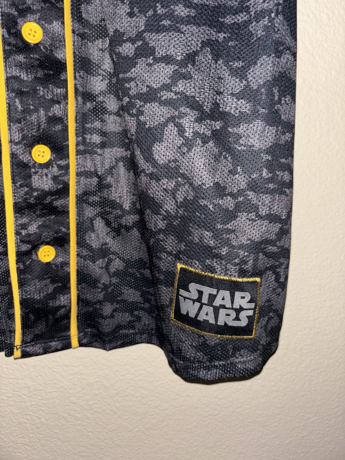 Disney Men’s Or Women’s Black and Yellow Rebels Jersey