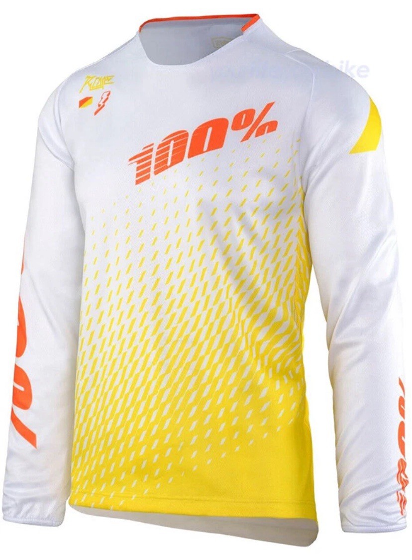 100% R-CORE SUPRA DH Long Sleeve JERSEY Shirt MOUNTAIN BIKE Mens Size Medium NEW