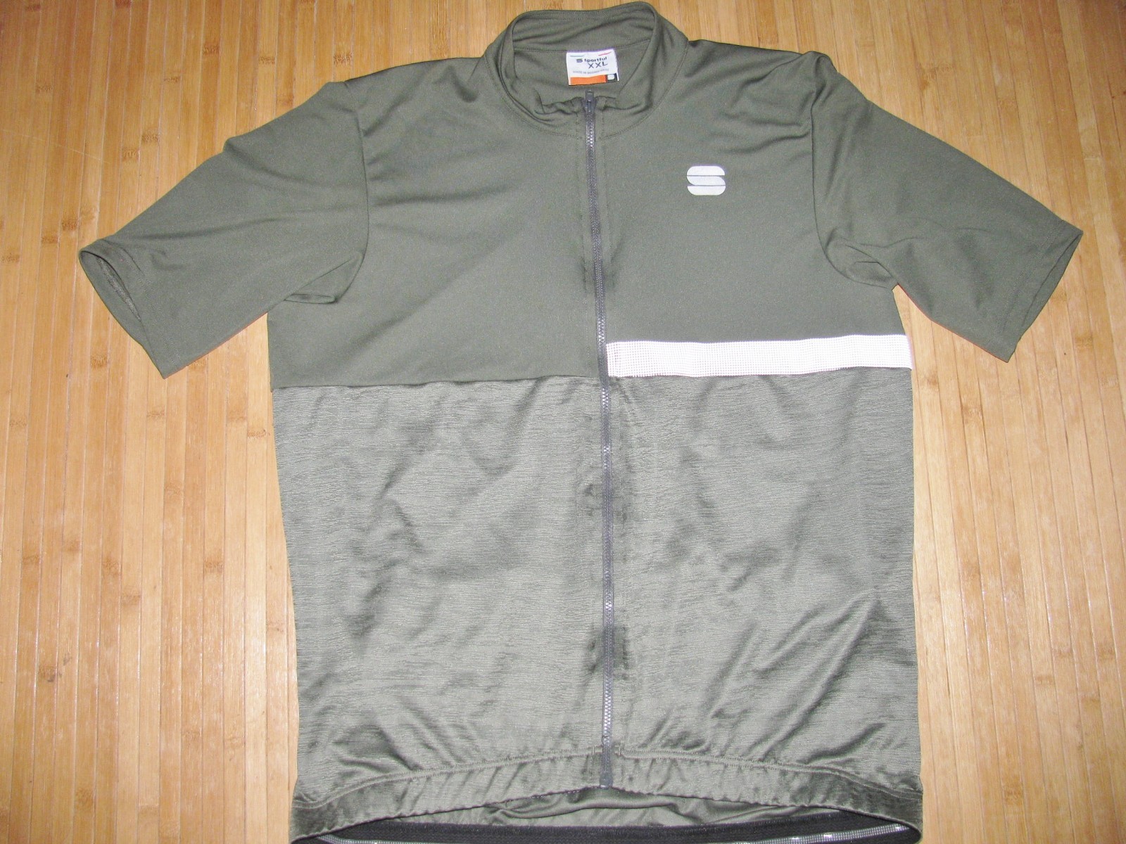 SPORTFUL Cycle JERSEY Shirt Size XXL 2XL Polyester Spandex Bicycle GREENS