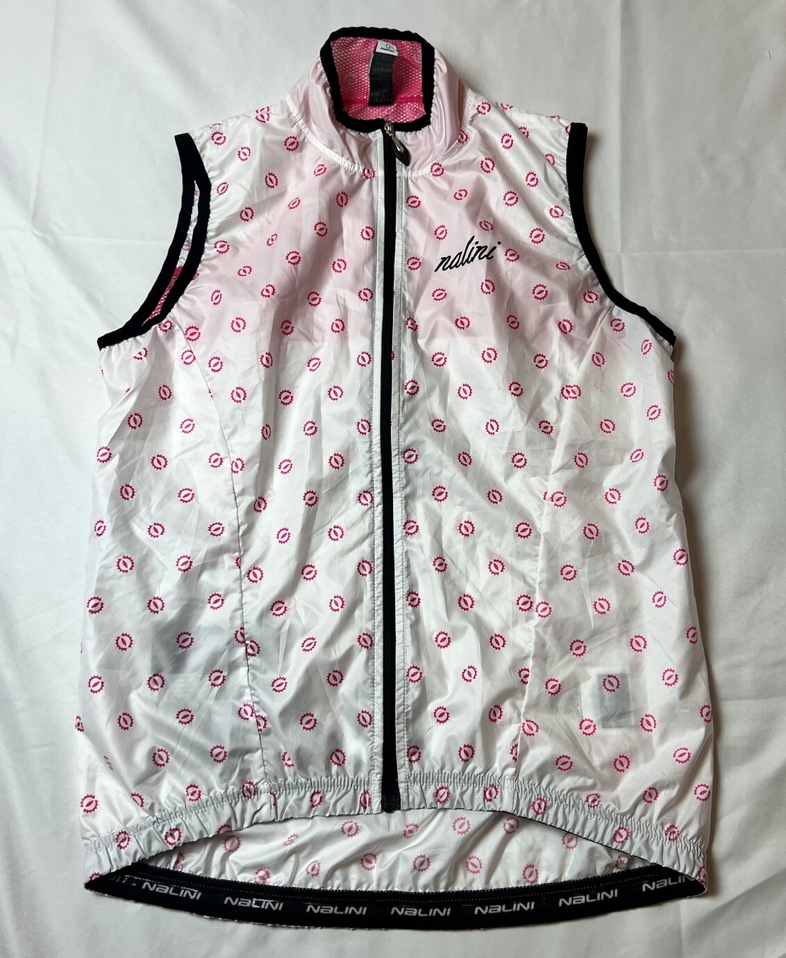 Nalini Cycling Full Zip Sleeveless Super Lightweight Wind Jersey Women’s Large