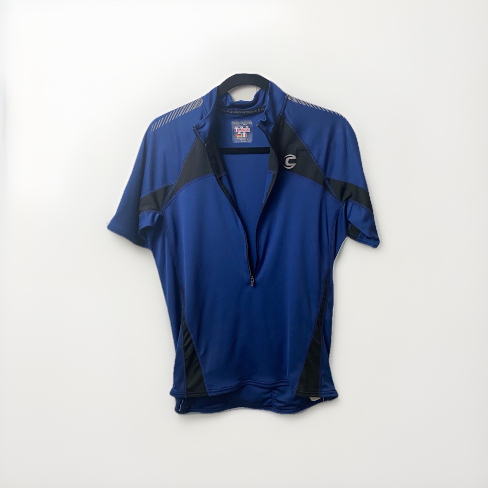 Cannondale Performance Classic Men’s Short Sleeve Cycling 3/4 Zip 4 Pockets XL