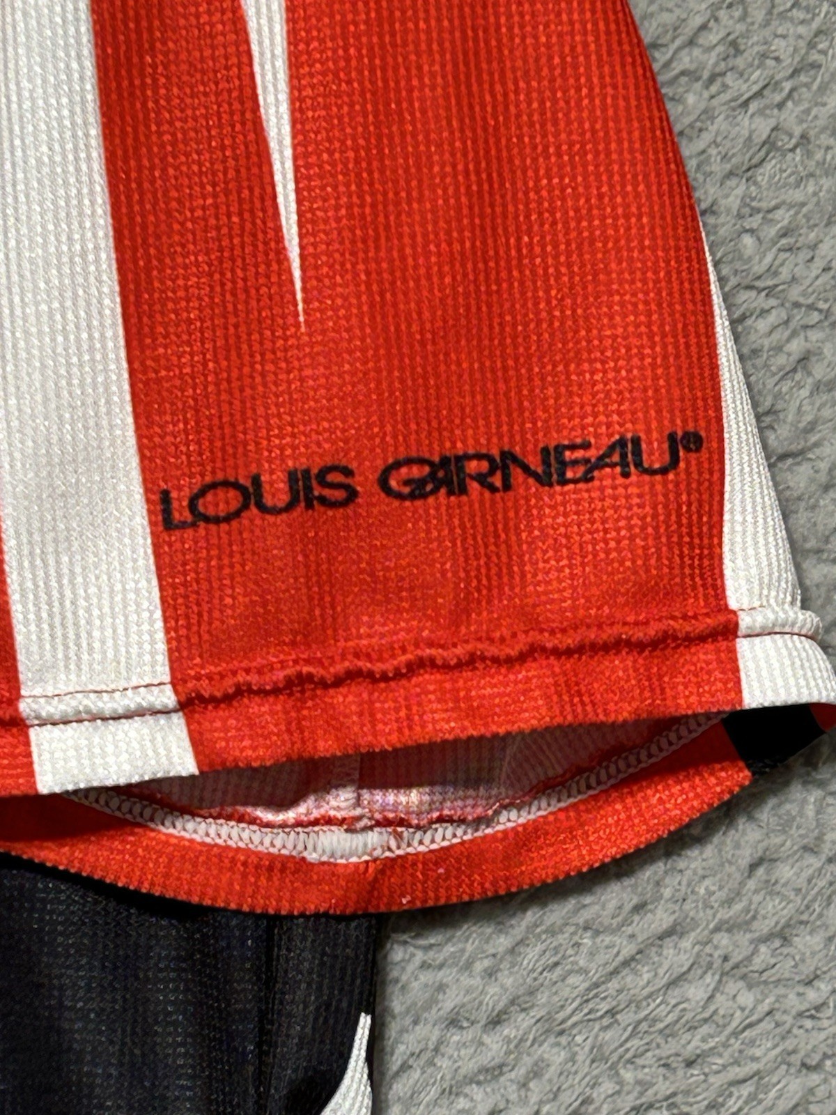 Louis Garneau Champion Cycling Jersey Mens XL Nike Cliff Bar Lemonds Racing