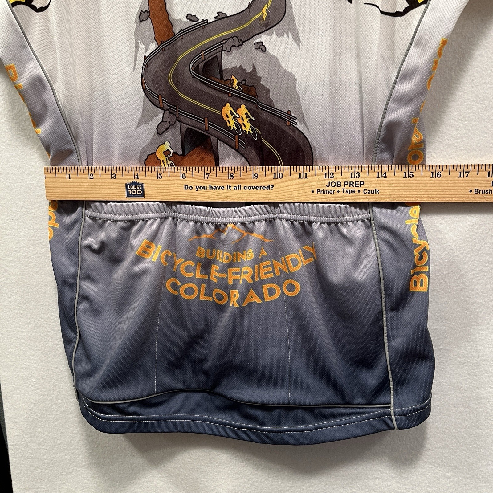 Primal Women’s Cycling Colorado Short Sleeve 3/4 Zip Back Pockets Shirt Size XL