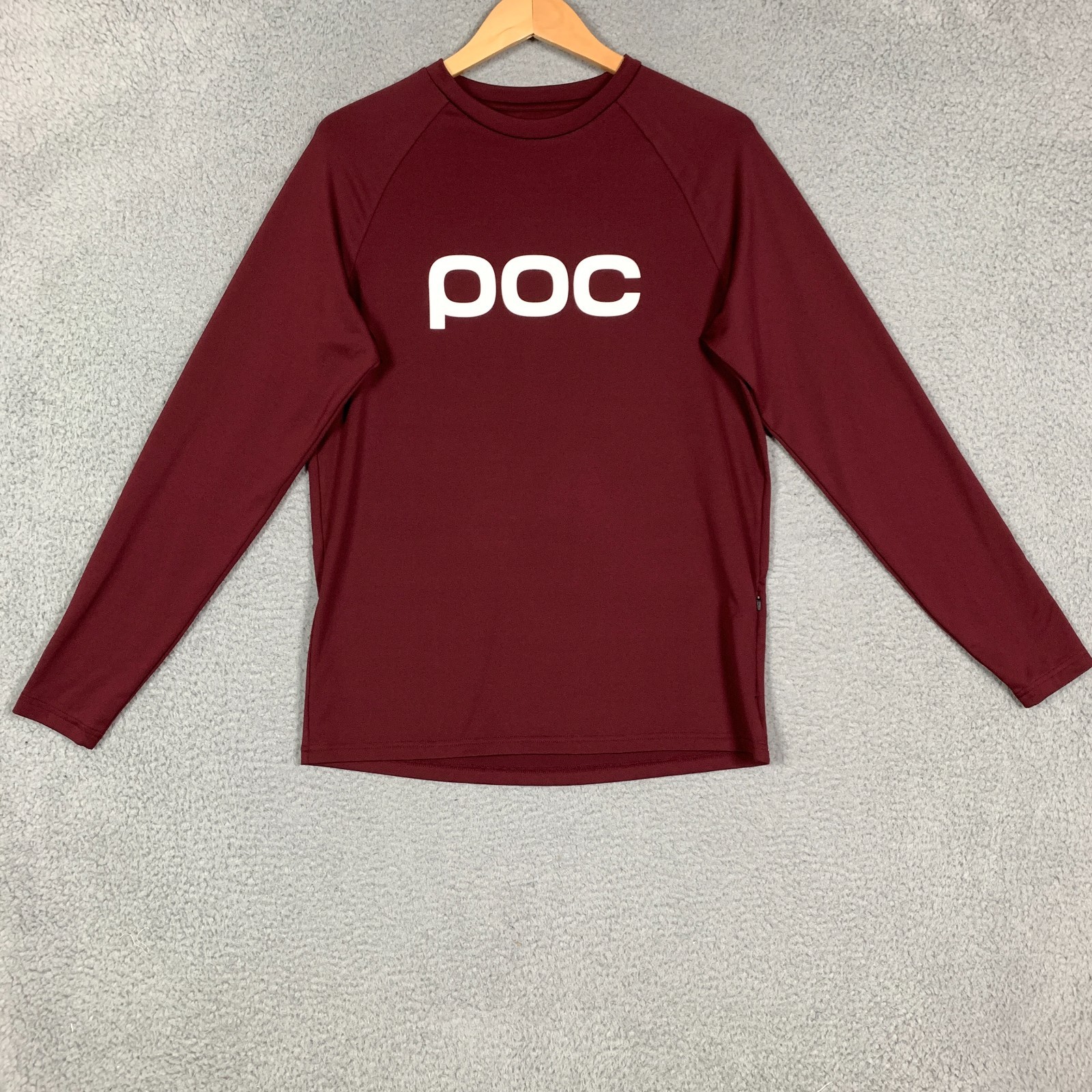 POC Reform Enduro Jersey Men’s Medium M Propylene Red Long Sleeve Cycling Biking