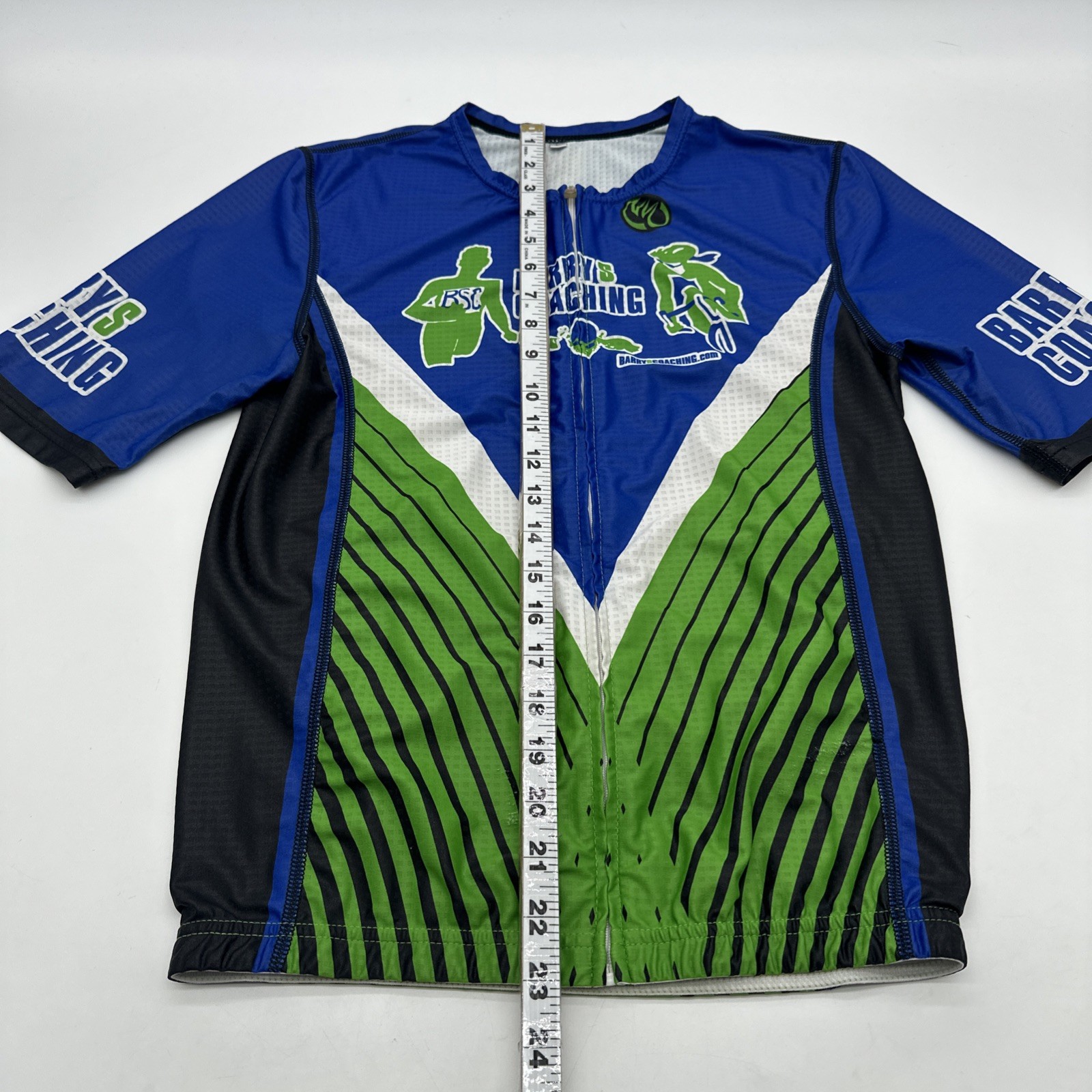 Nimblewear Cyclin Jersey Men L Full Zip Promo Multicolor Pocket.#36008