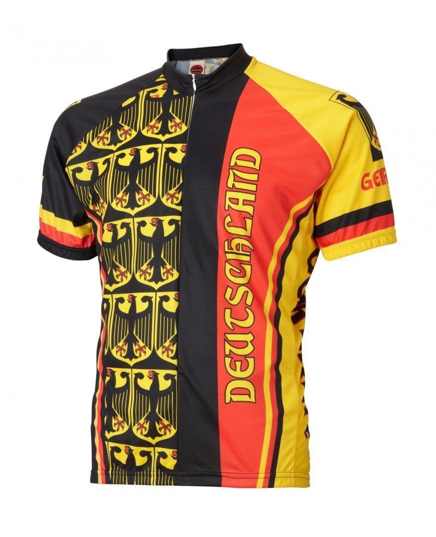 Deutschland Germany Men’s Cycling Jersey (S, M, L, XL, 2XL, 3XL)