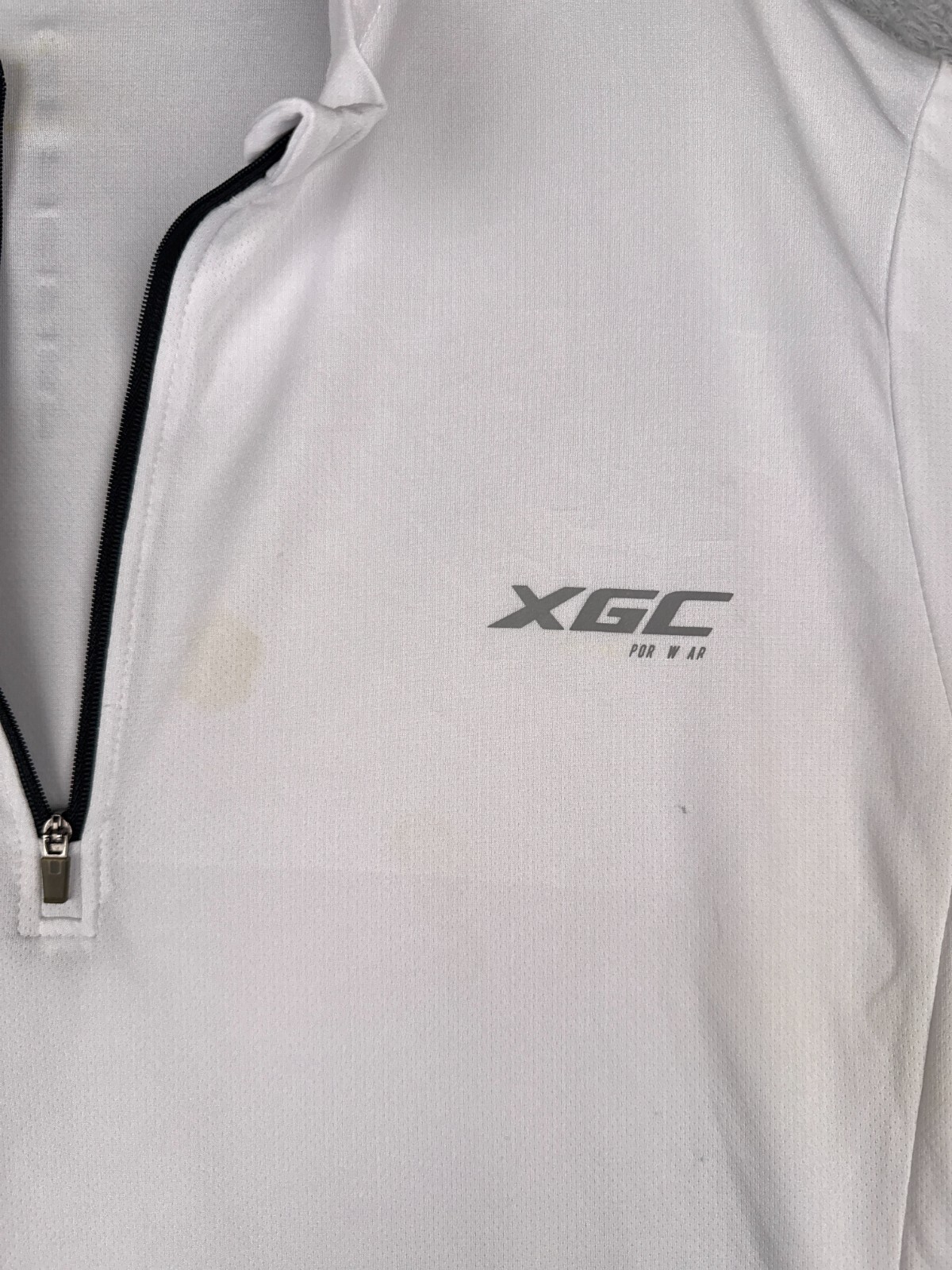 XGC Cycling Jersey Adult Extra Large 1/4 Zip Short Sleeve Pockets READ