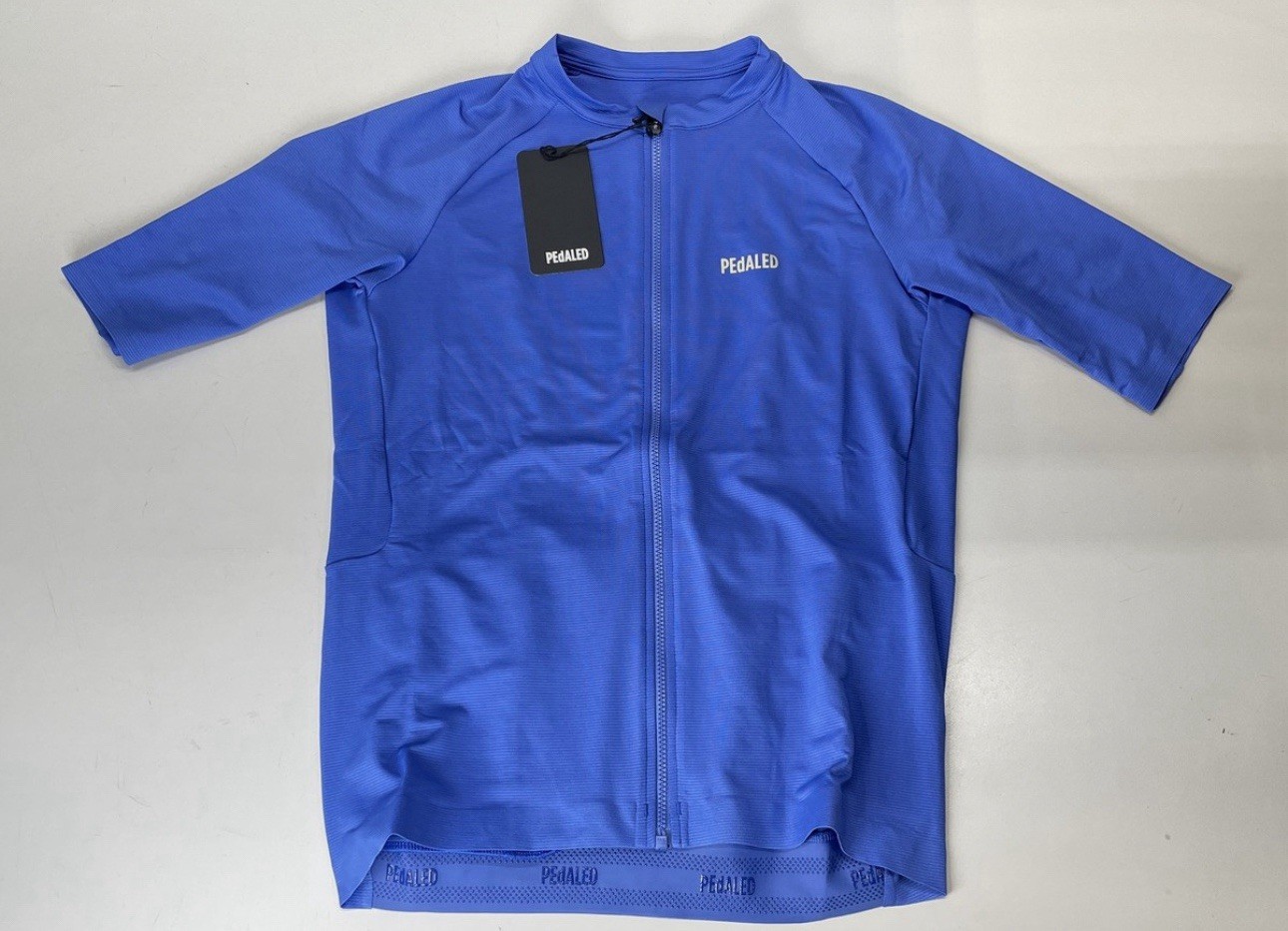 PEdALED Men’s Cycling Jersey Blue Size XXL Element Breathable Slim Reflective