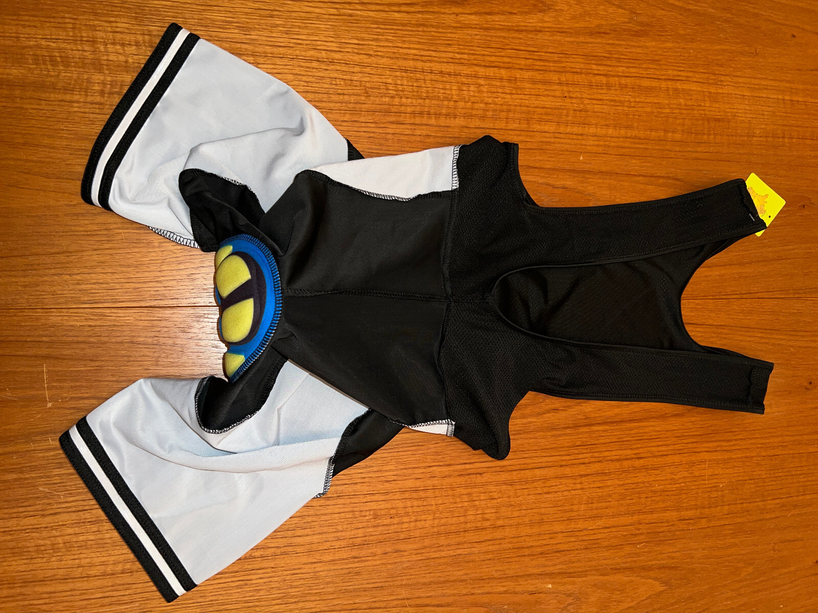 New! CYCLING Brand Men’s Black Sleeveless Gel Padded Bib Shorts Singlet (Med)