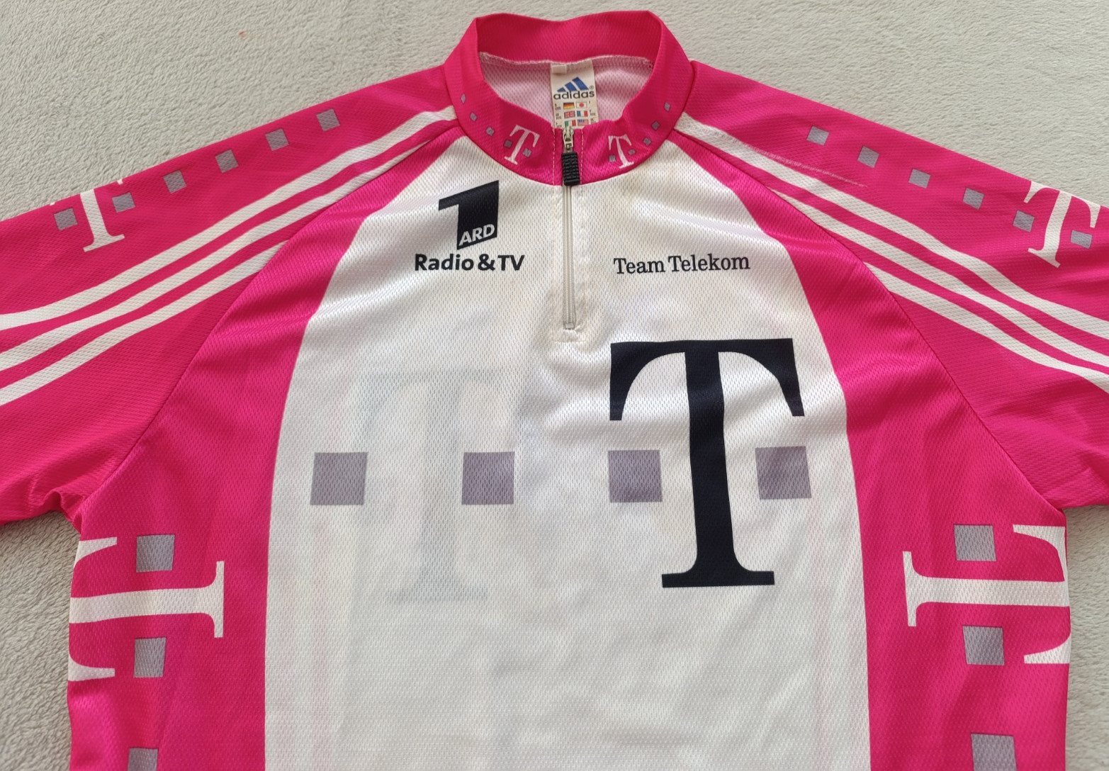T-Mobile ARD Team Telekom Adidas mens cycling kit jersey + shorts size 3XL
