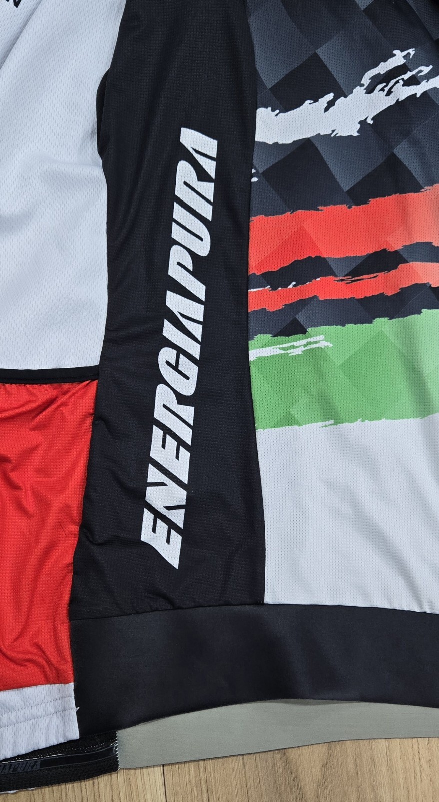 Energiapura Cycling Jersey Mens Sz XXL, “Army Outdoor Recreation”, Full Zipper