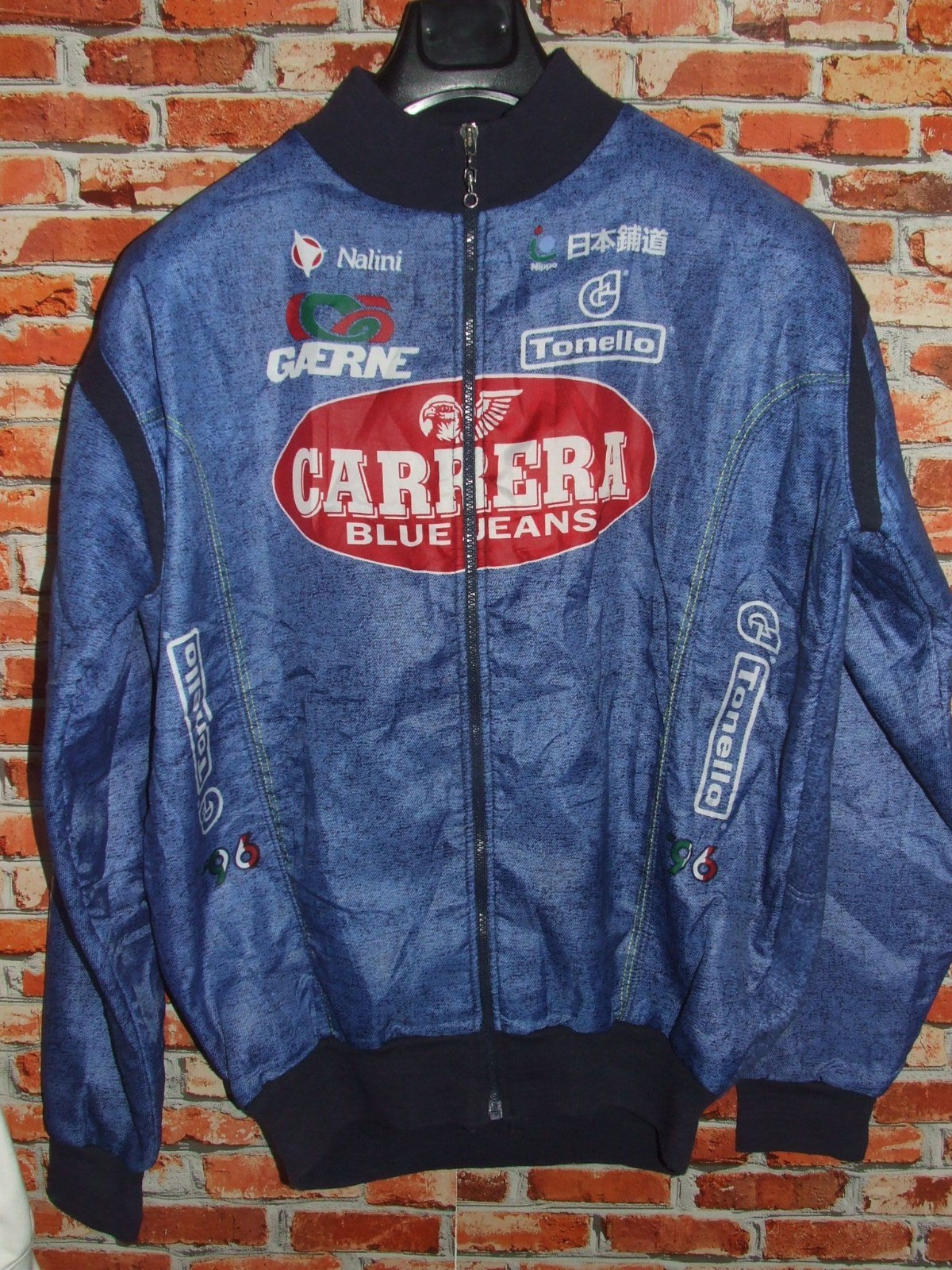 Carrera Nalini Bike Jersey Jacket Cycling Synthetic Fleece Size XXL